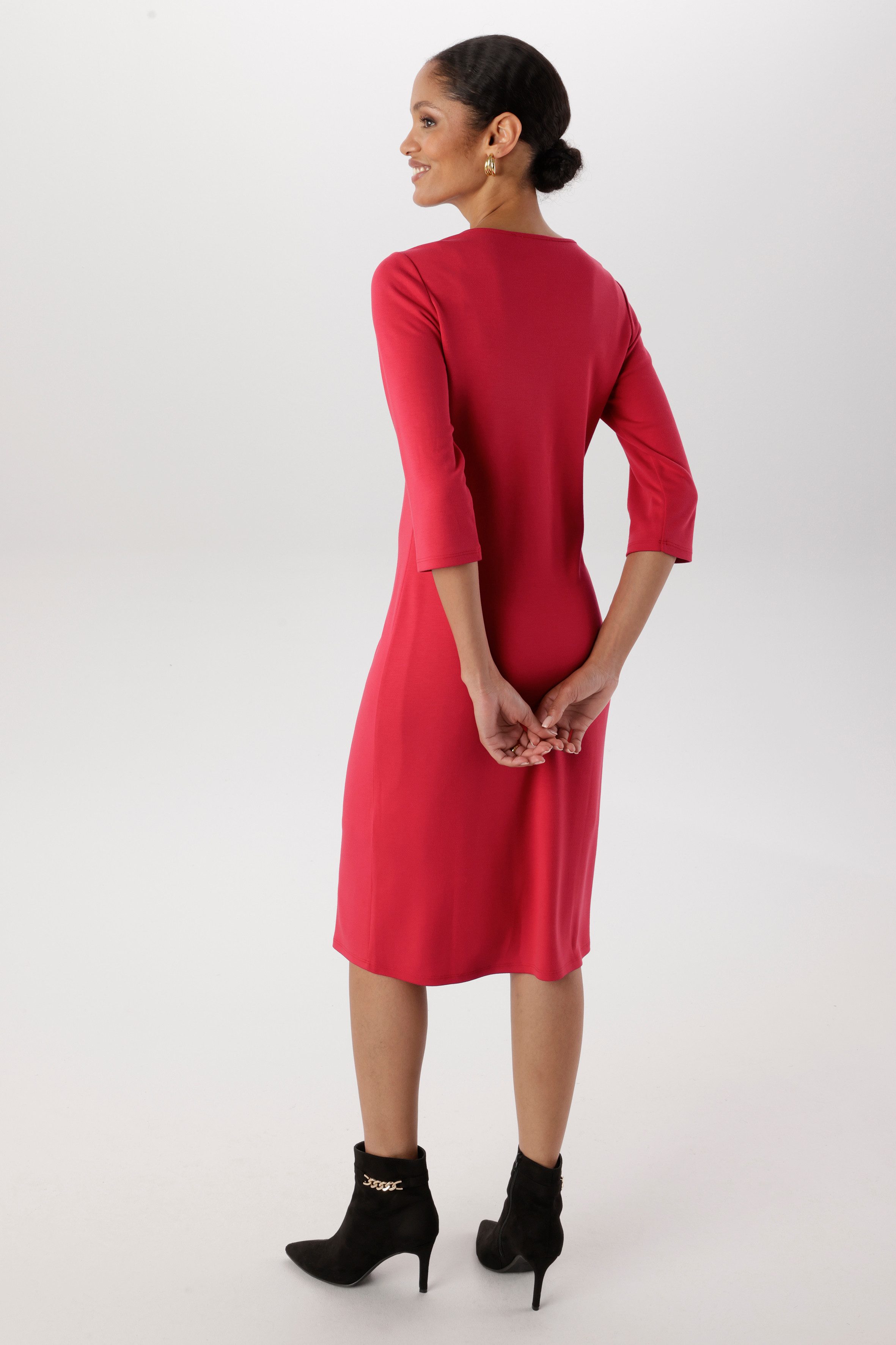 Aniston SELECTED Shirtkleid großzügiger Cut-Out am Rundhalsausschnitt - NEUE KOLLEKTION