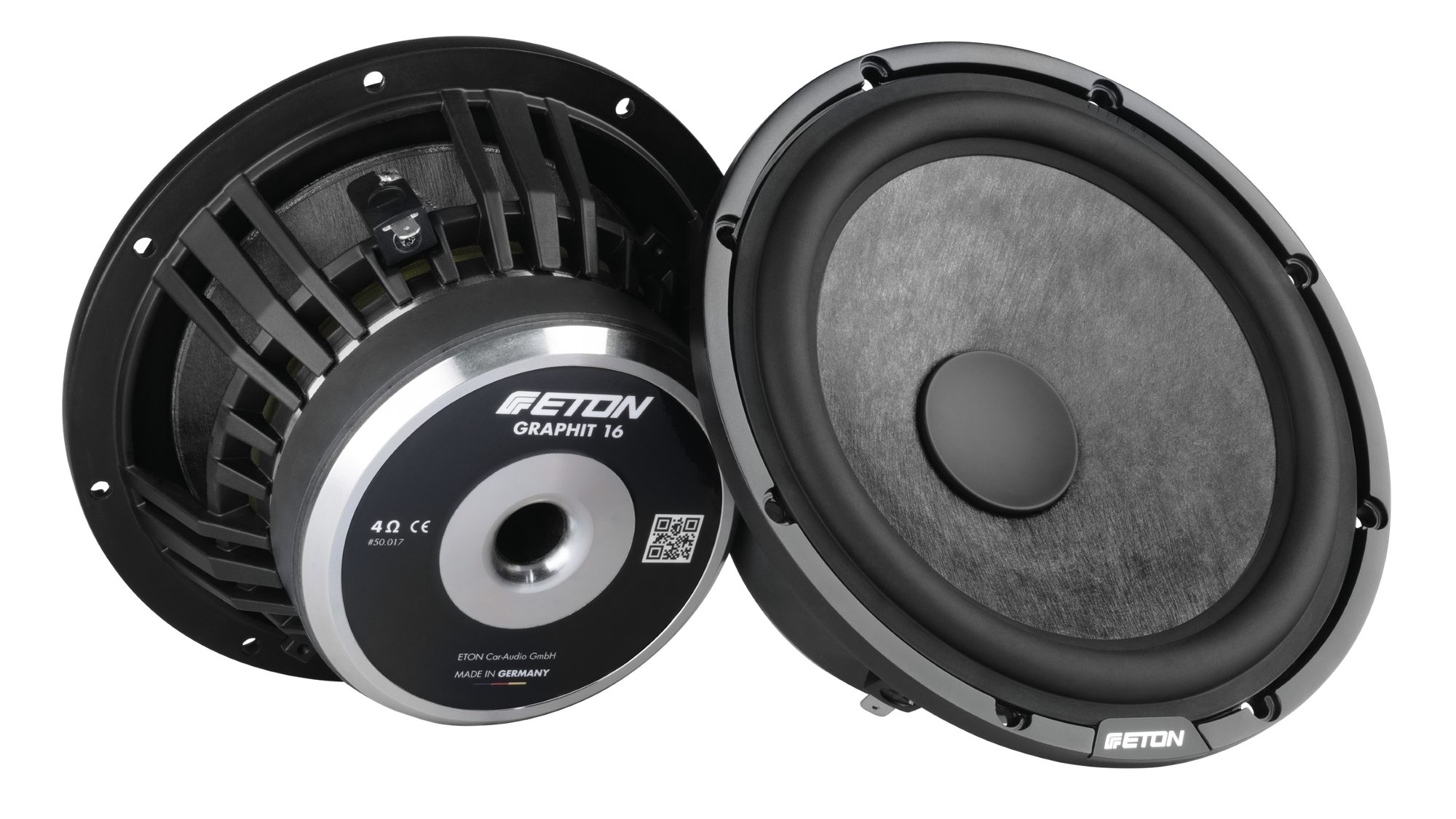 Eton GRAPHIT16 High-End 165 mm (6.5) Tief-/Mitteltöner Auto-Lautsprecher (90 W, 16 cm)