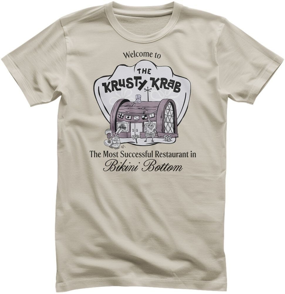 Spongebob Schwammkopf T-Shirt Welcome To The Krusty Krab T-Shirt