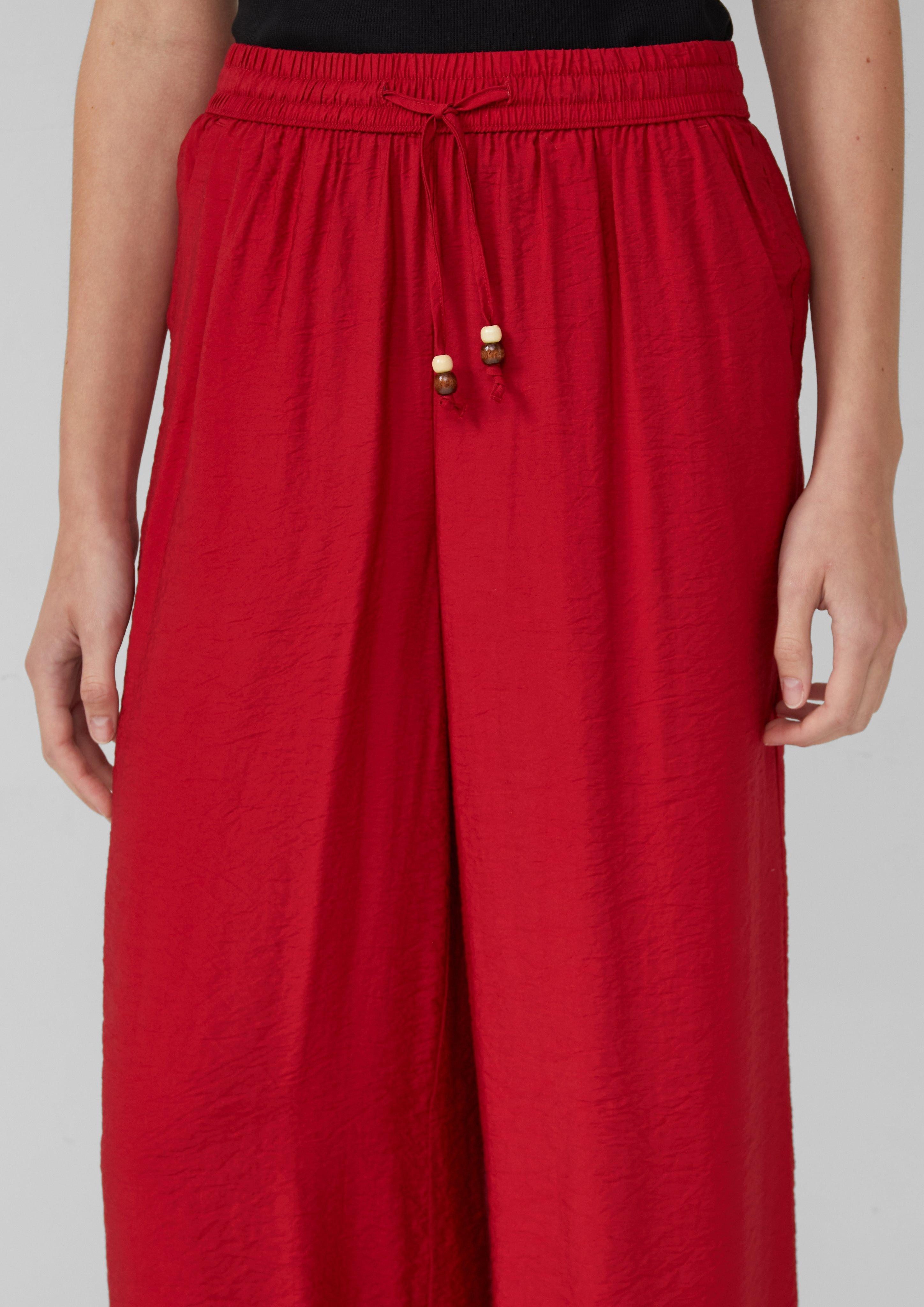 s.Oliver Stoffhose Wide-Leg-Hose im Relaxed Fit günstig online kaufen