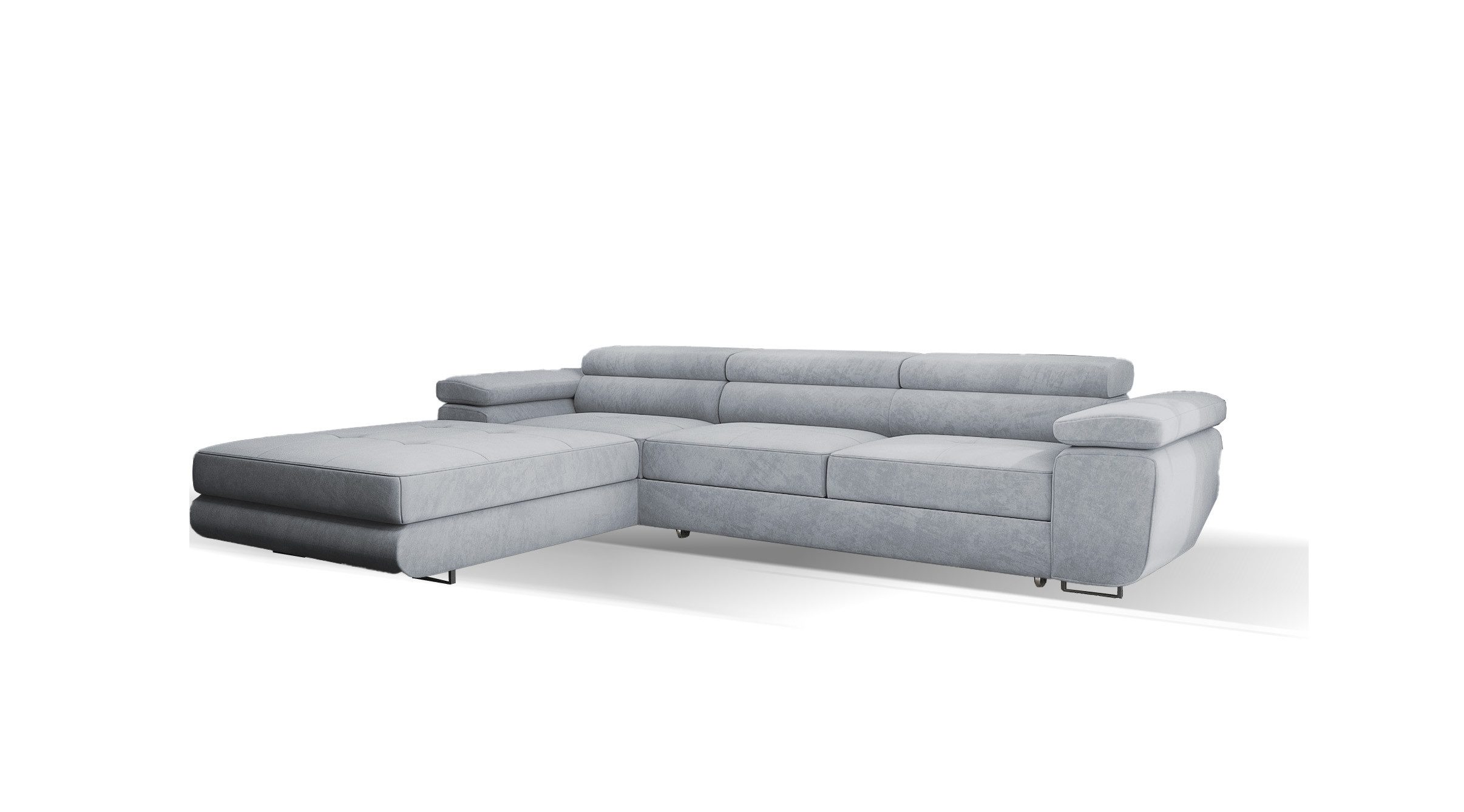 Goldstoff Ecksofa mit Schlaffunktion und Bettkasten, Designer Schlafsofa mi günstig online kaufen