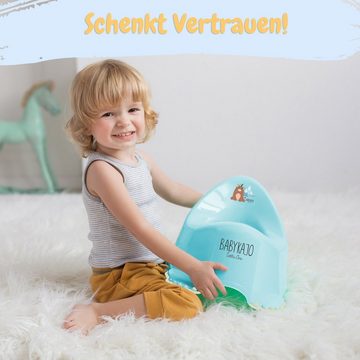 Babykajo Töpfchen, (Set, 3-tlg), Baby Topf, Toilettentrainer, Hocker - TÜV Rheinland geprüft!