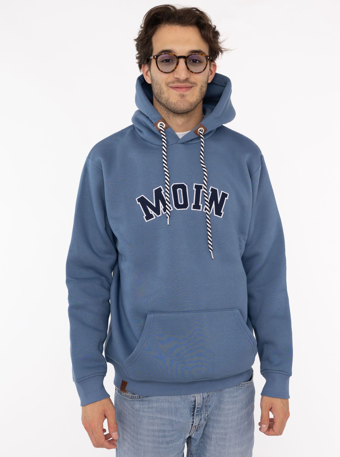 Zwillingsherz Hoodie "MOIN Classic" Kapuze mit Kordelzug, Tasche vorn, Stic günstig online kaufen