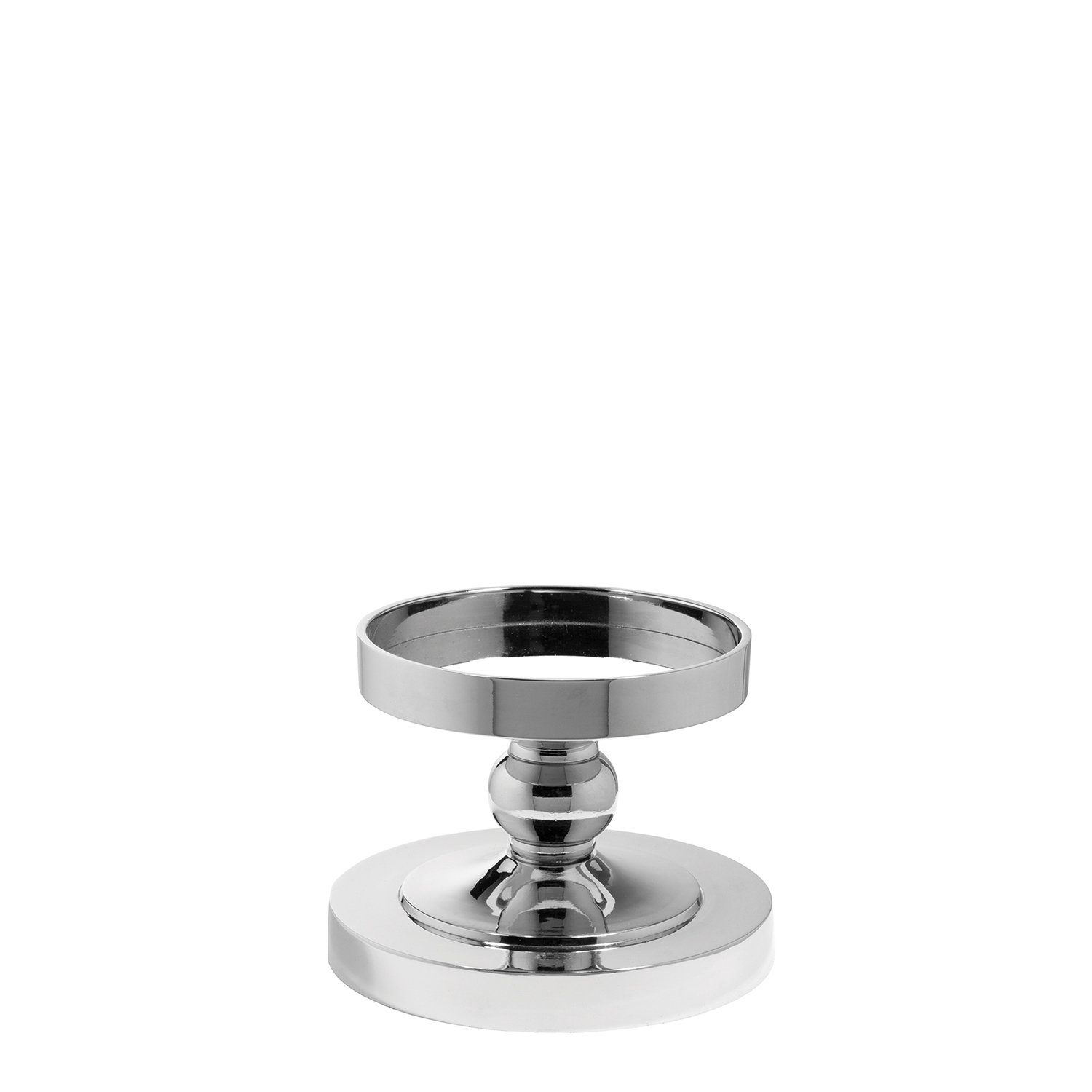 Kerzenleuchter FINK Leuchter LAMONTE - silber - Aluminium - H.11cm x B.15cm