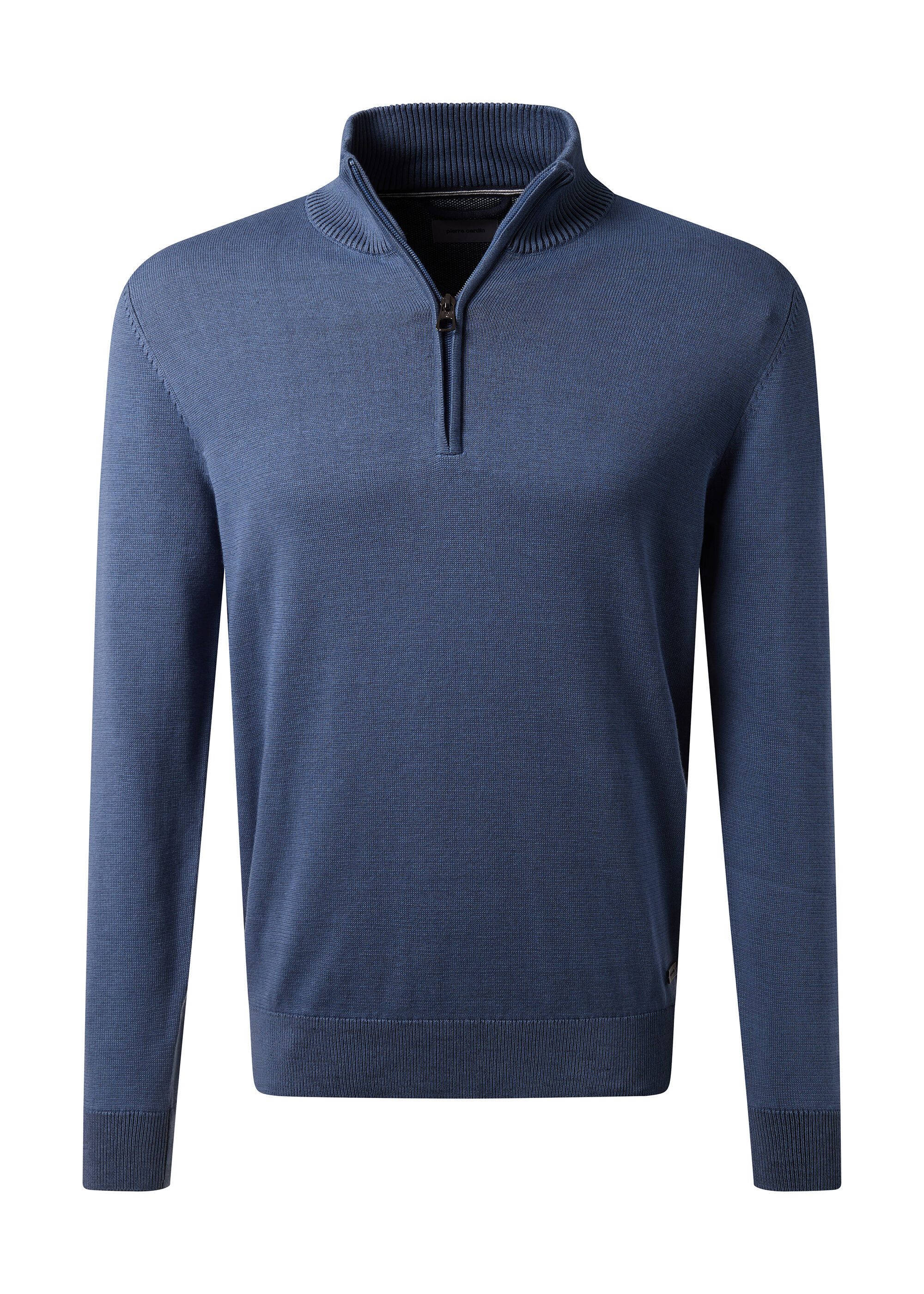 Pierre Cardin Rollkragenpullover mit Reißverschluss
