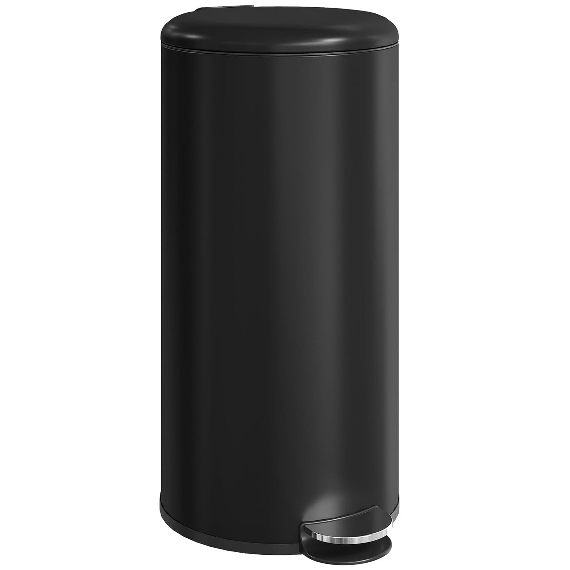 ibettertec Mülleimer Mülleimer, Treteimer, Abfalleimer, Müllbehälter, Soft-Close-Funktion, fingerabdrucksicher, pulverbeschichtete Metalloberfläche