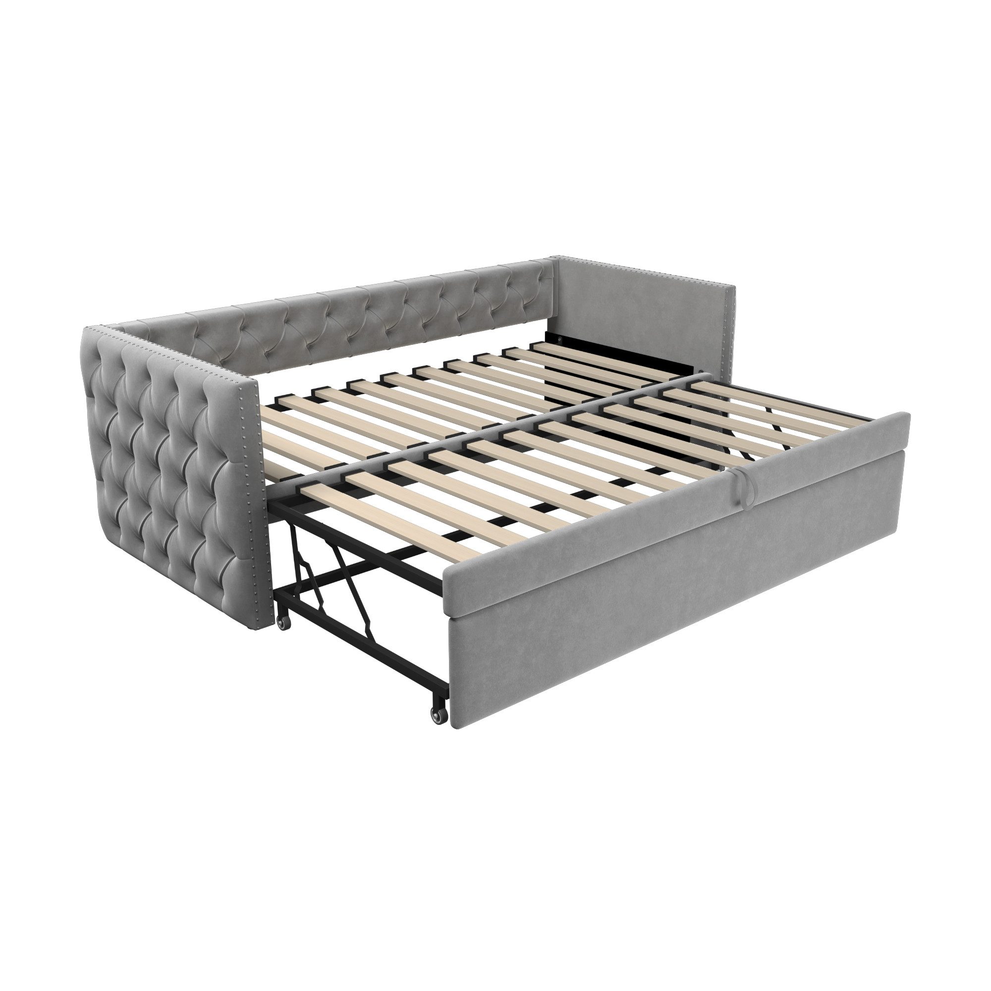 Gotagee Polsterbett Ausziehbares Schlafsofa 90x200cm Gästebett günstig online kaufen