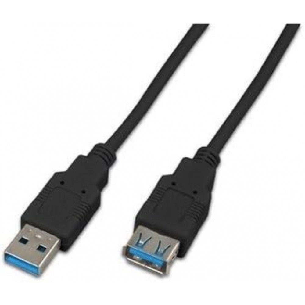 Wirewin USB 3.0 A-A MF 1.0 SW - Verlängerungskabel - USB-A - schwarz USB-Kabel, USB Typ A, USB 3.0 Typ A