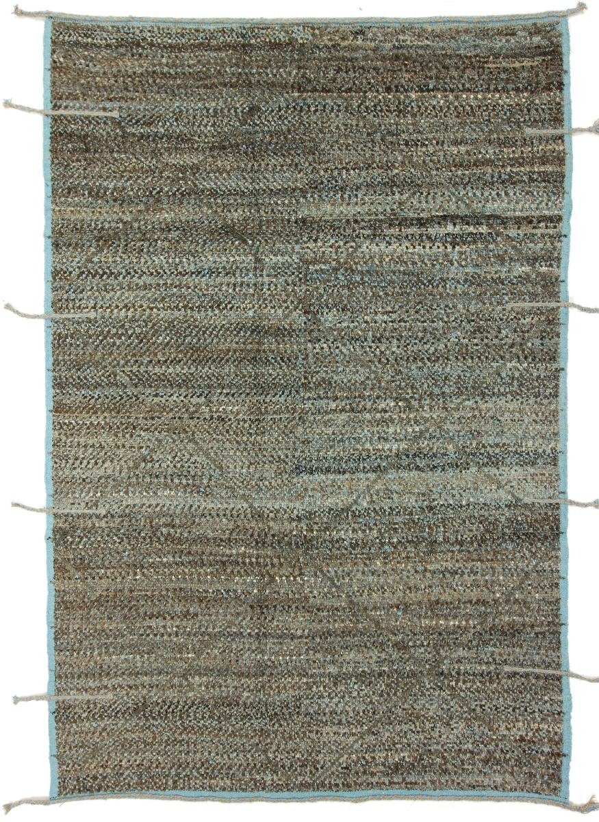 Orientteppich Berber Maroccan Design 192x284 Handgeknüpfter Moderner Orientteppich, Nain Trading, rechteckig, Höhe: 25 mm