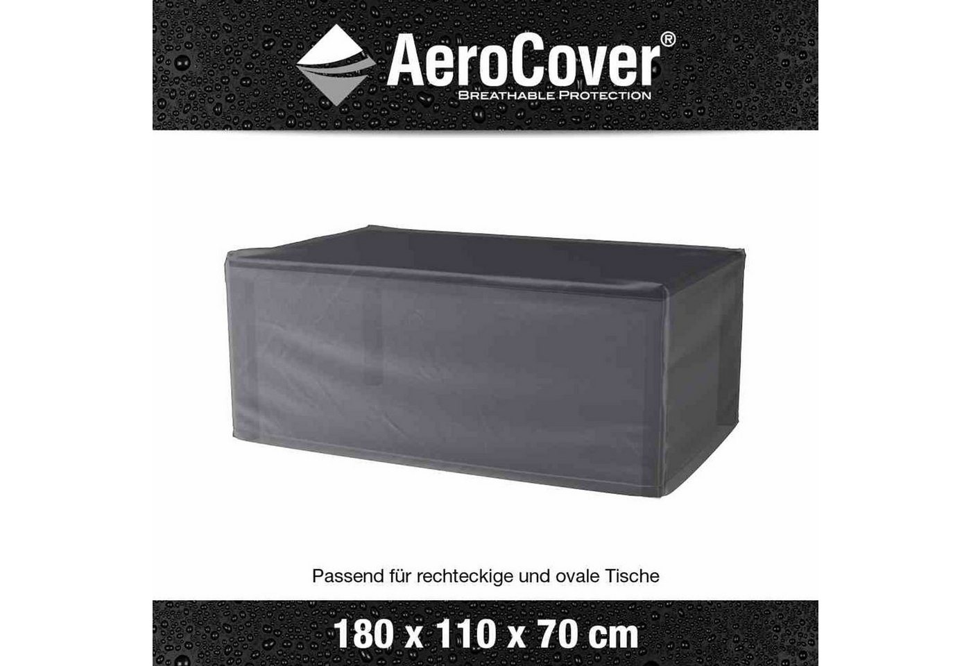 Thumbnail - AeroCover Schutzplane Atmungsaktive Schutzhülle für Tische 180x110xH70 cm atmungsaktiv