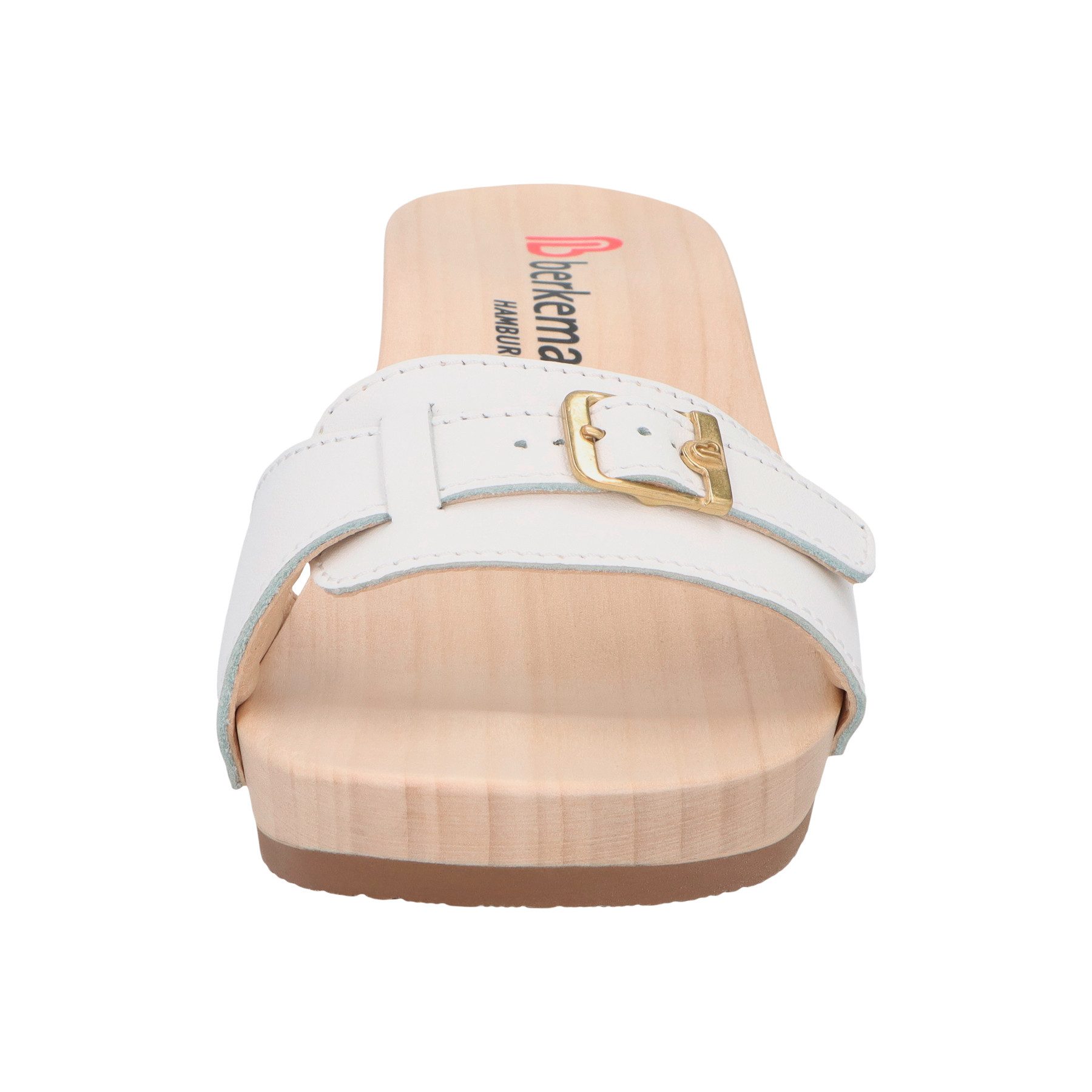 BERKEMANN Berkemann Erwachsene Holz Peggy Pantolette Leder Pantolette