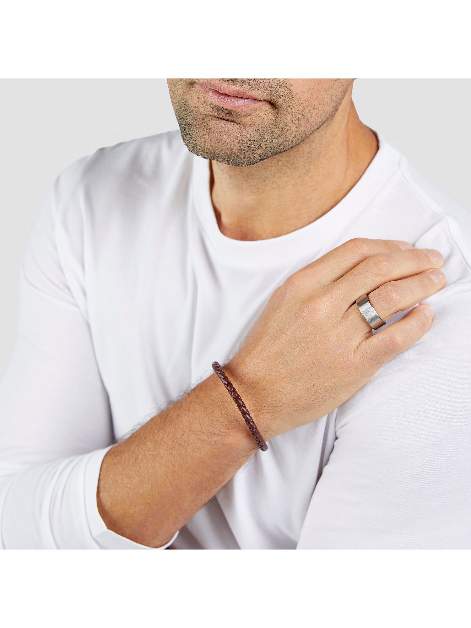 s.Oliver Fingerring S.Oliver Herren-Herrenring Edelstahl