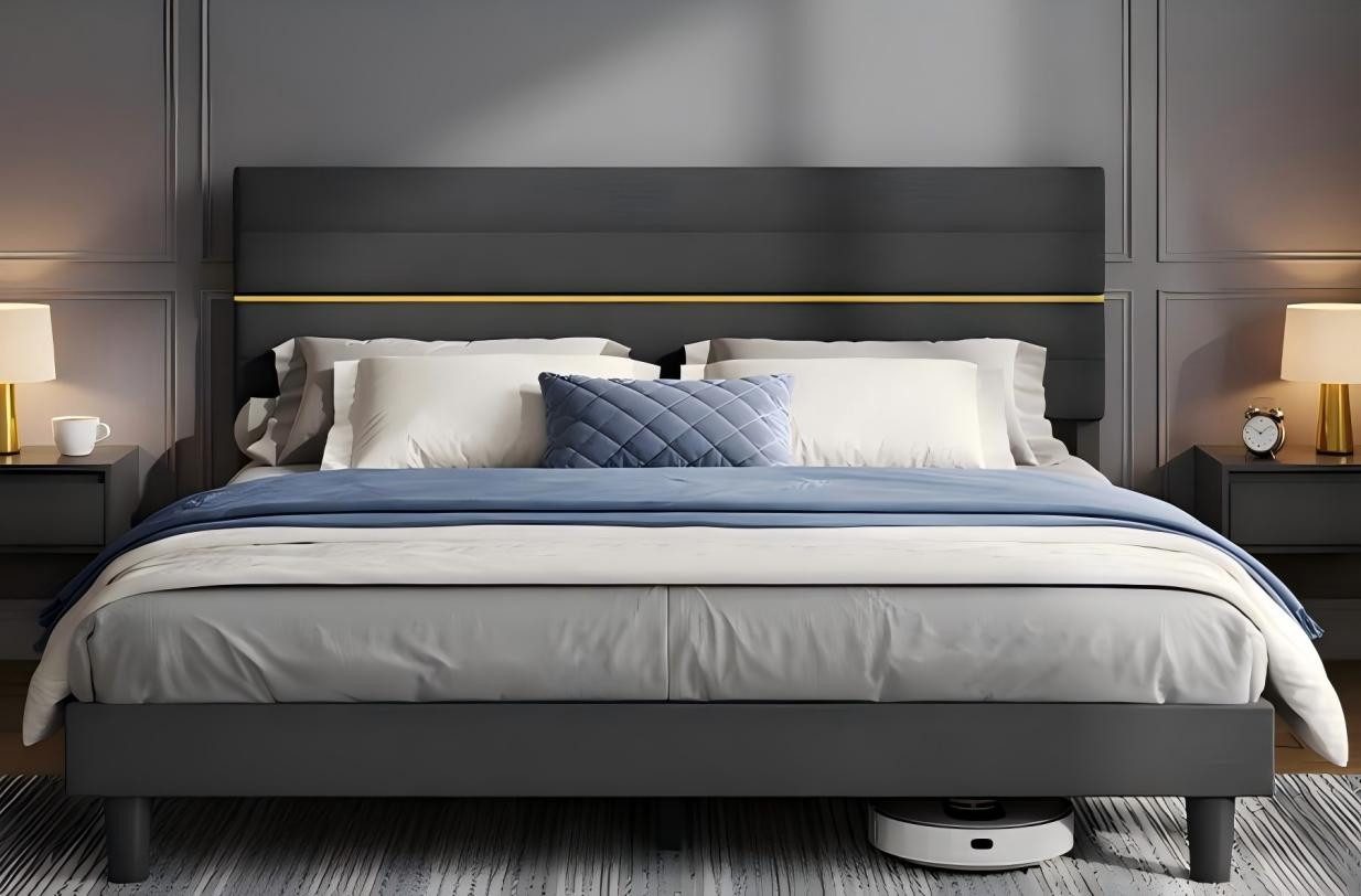 VASAGLE Polsterbett (180 x 200 cm, geräuscharm, mit Lattenrost und verstell günstig online kaufen