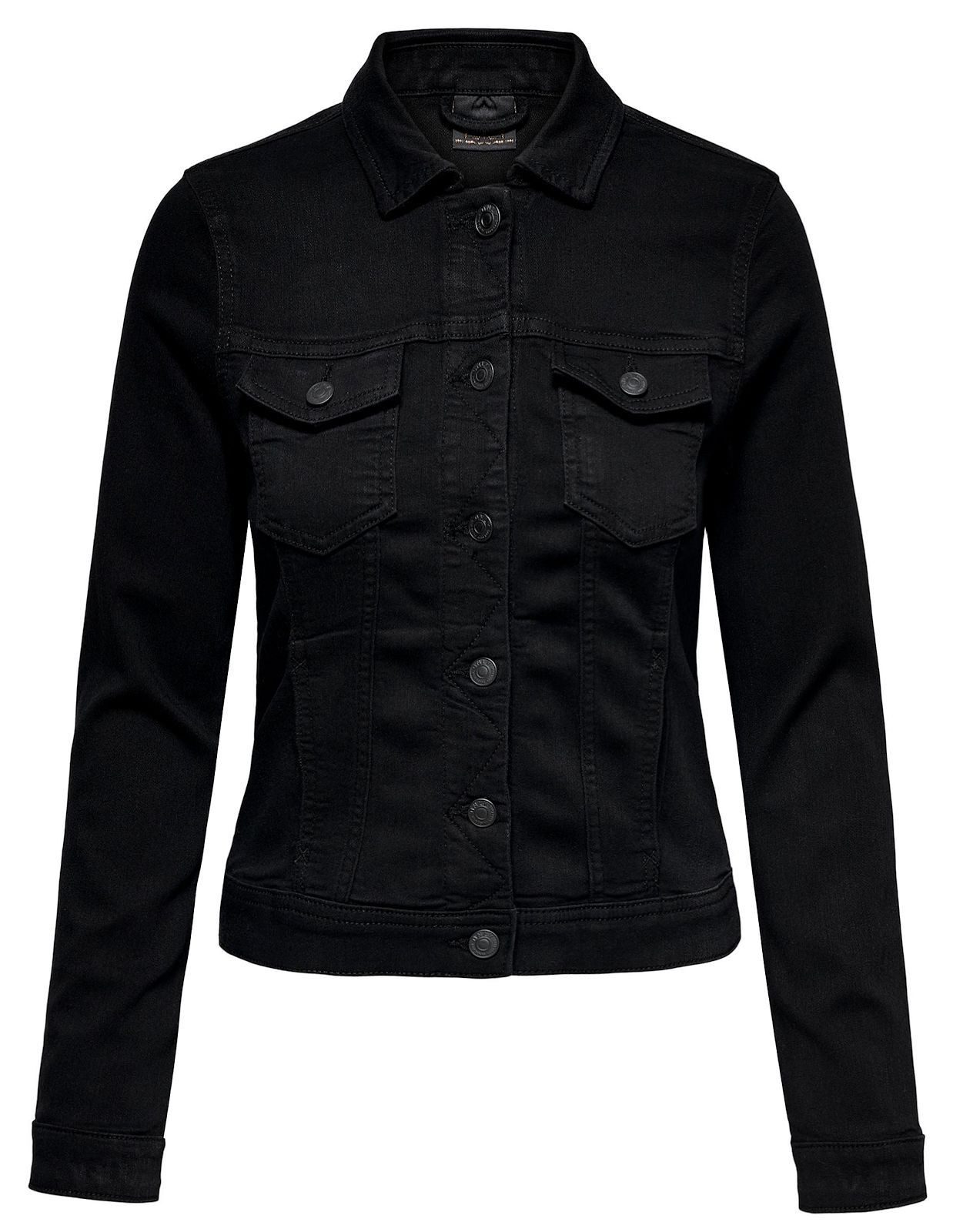 ONLY Jeansjacke ONLWonder Taillierte Jeansjacke, Umlegekragen, Knopfleiste