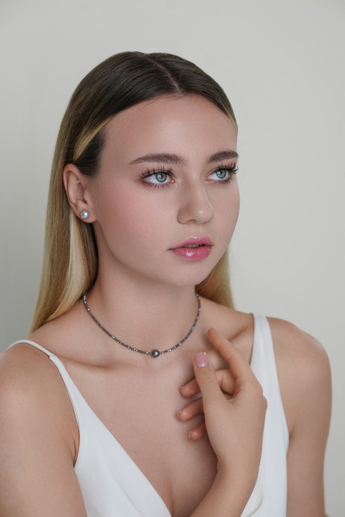 Gaura Pearls Perlenkette Gaura Pearls Perlenkette - schwarz, 39 cm, 925 Sil günstig online kaufen