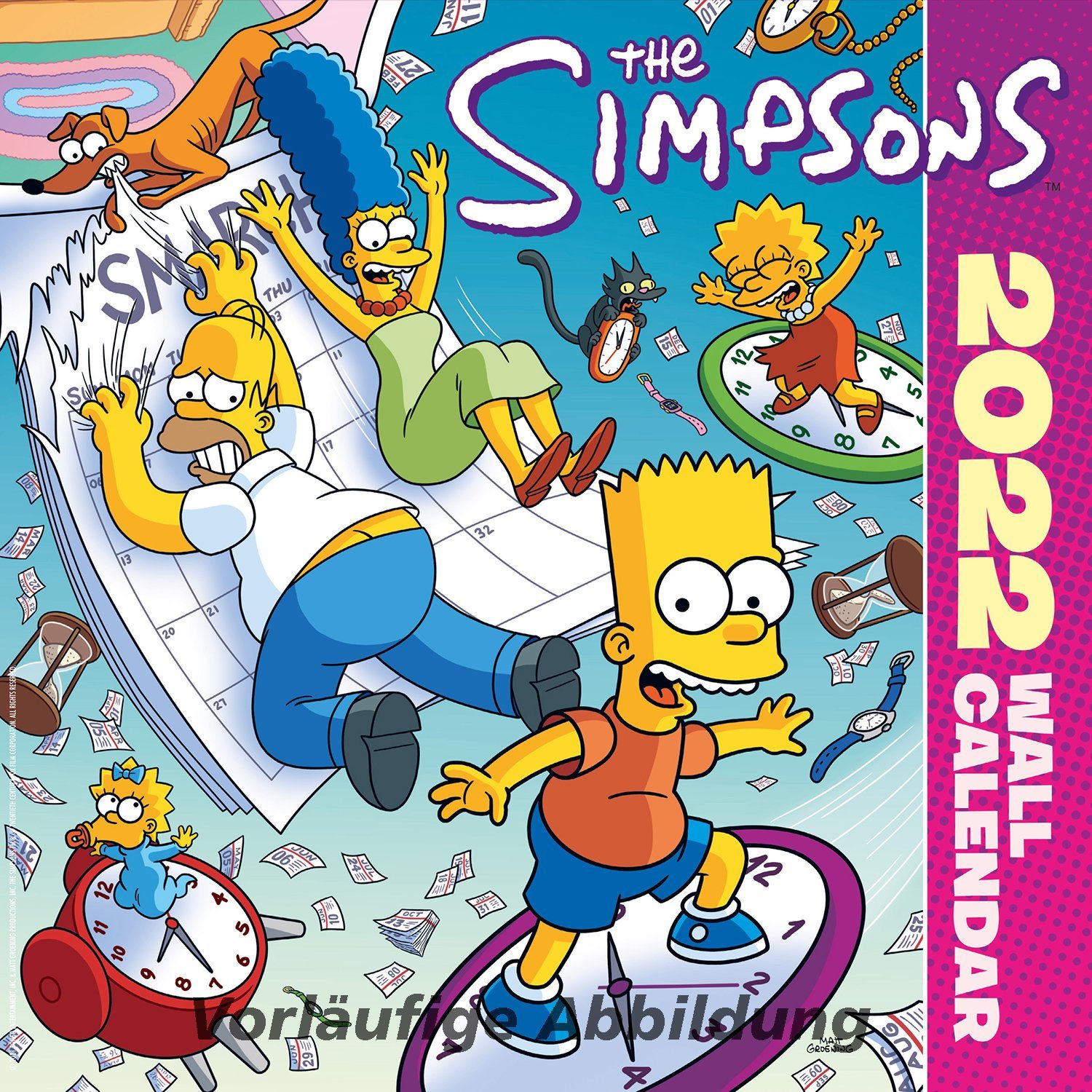 Close Up Wandkalender »The Simpsons Kalender 2023«