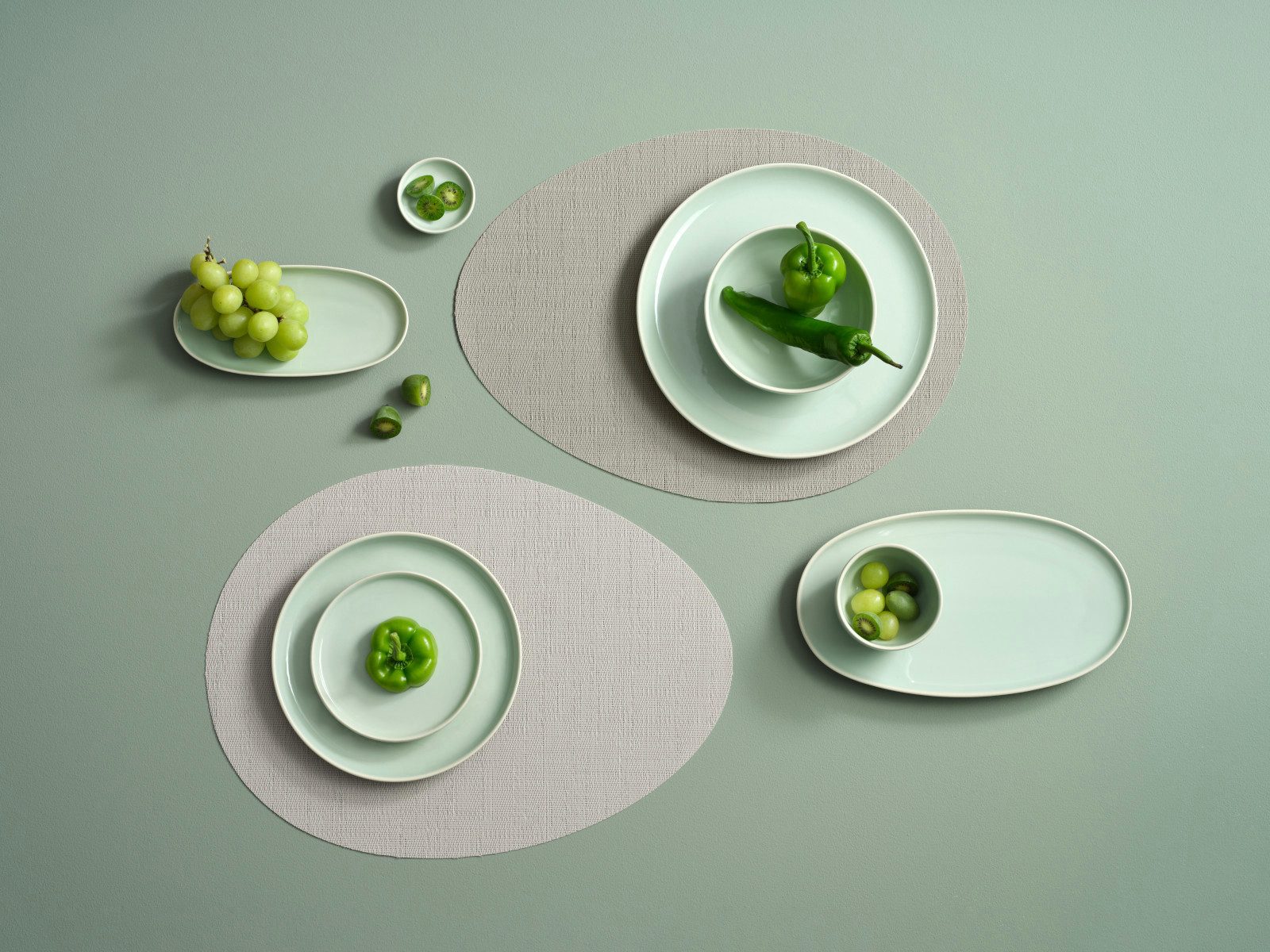 ASA SELECTION Platzset arrondi Tischset feather günstig online kaufen