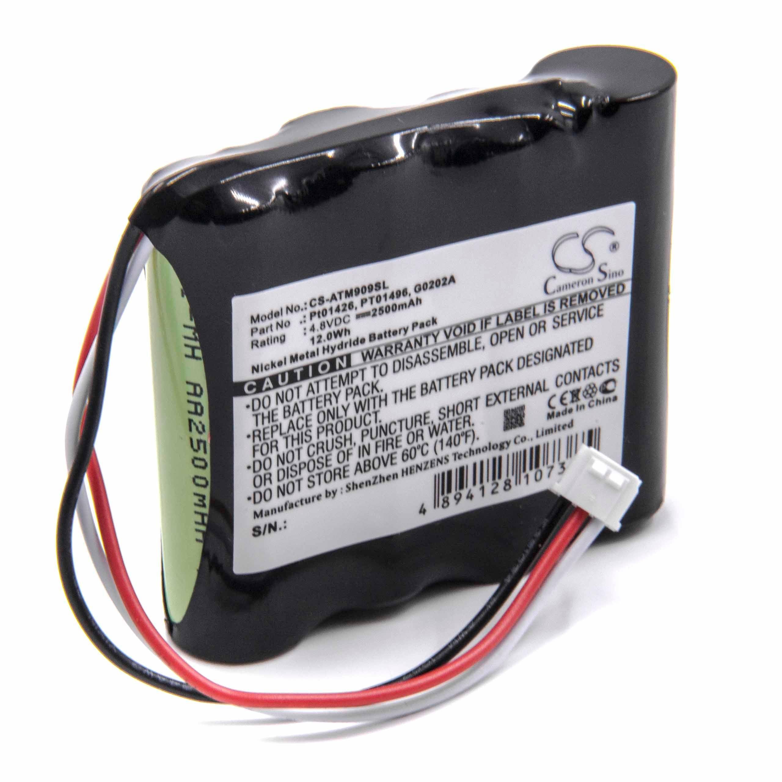 vhbw Akku 2500 mAh, Kompatibler Hochleistungsakku | Spannung: 4,8 Volt ...