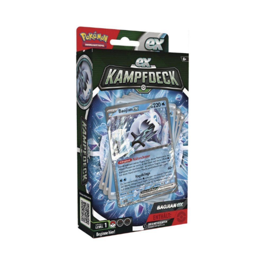 The Pokémon Company International Sammelkarte Pokemon EX-Kampfdeck - Baojian ex Deck, Deutsches Sammelkartenspiel