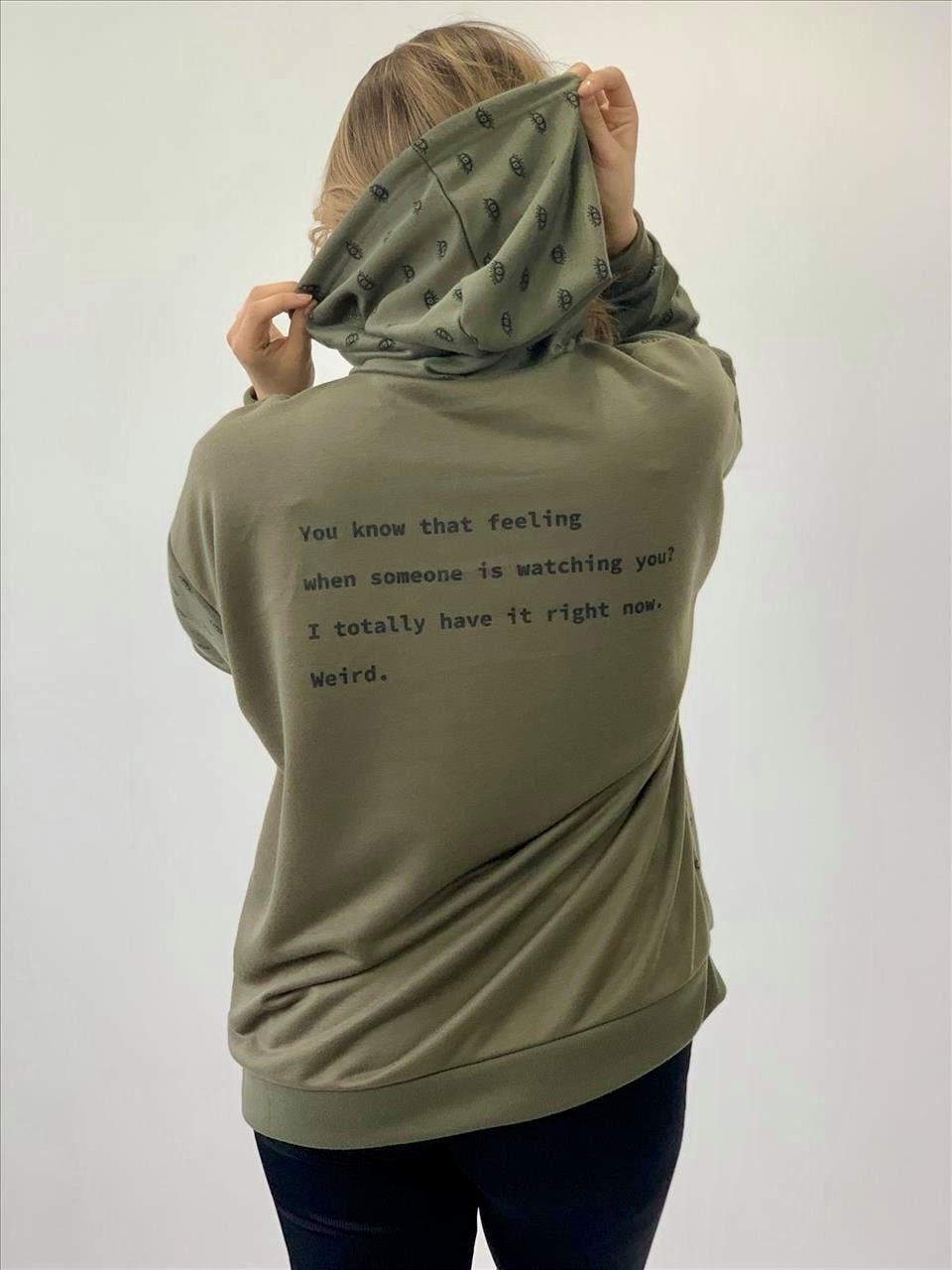 Worldclassca Hoodie Worldclassca Oversized Hoodie EYE Print Kapuzenpullover günstig online kaufen