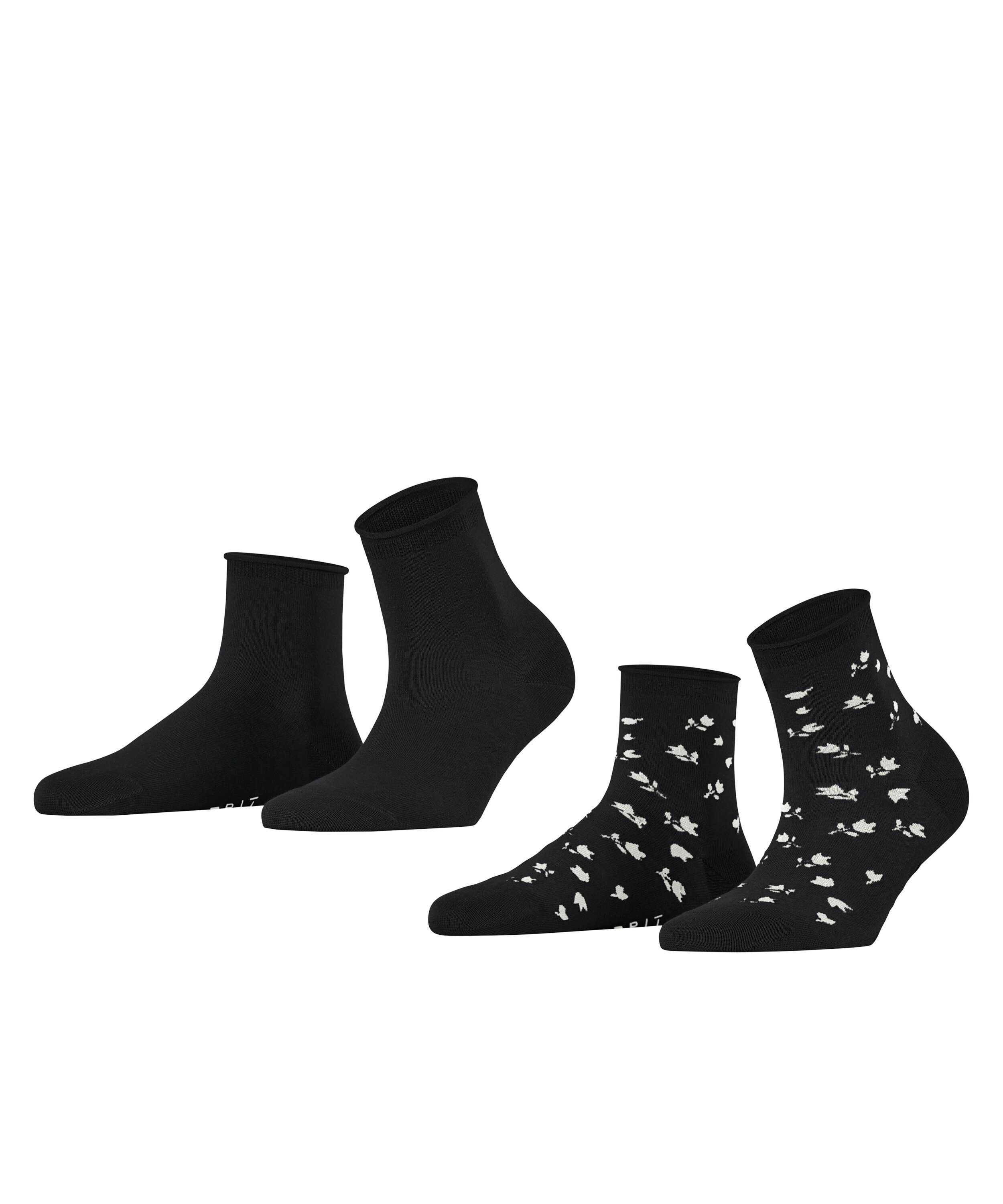 Kurzsocken Mini Flower 2-Pack Kurzsocken aus Biobaumwolle