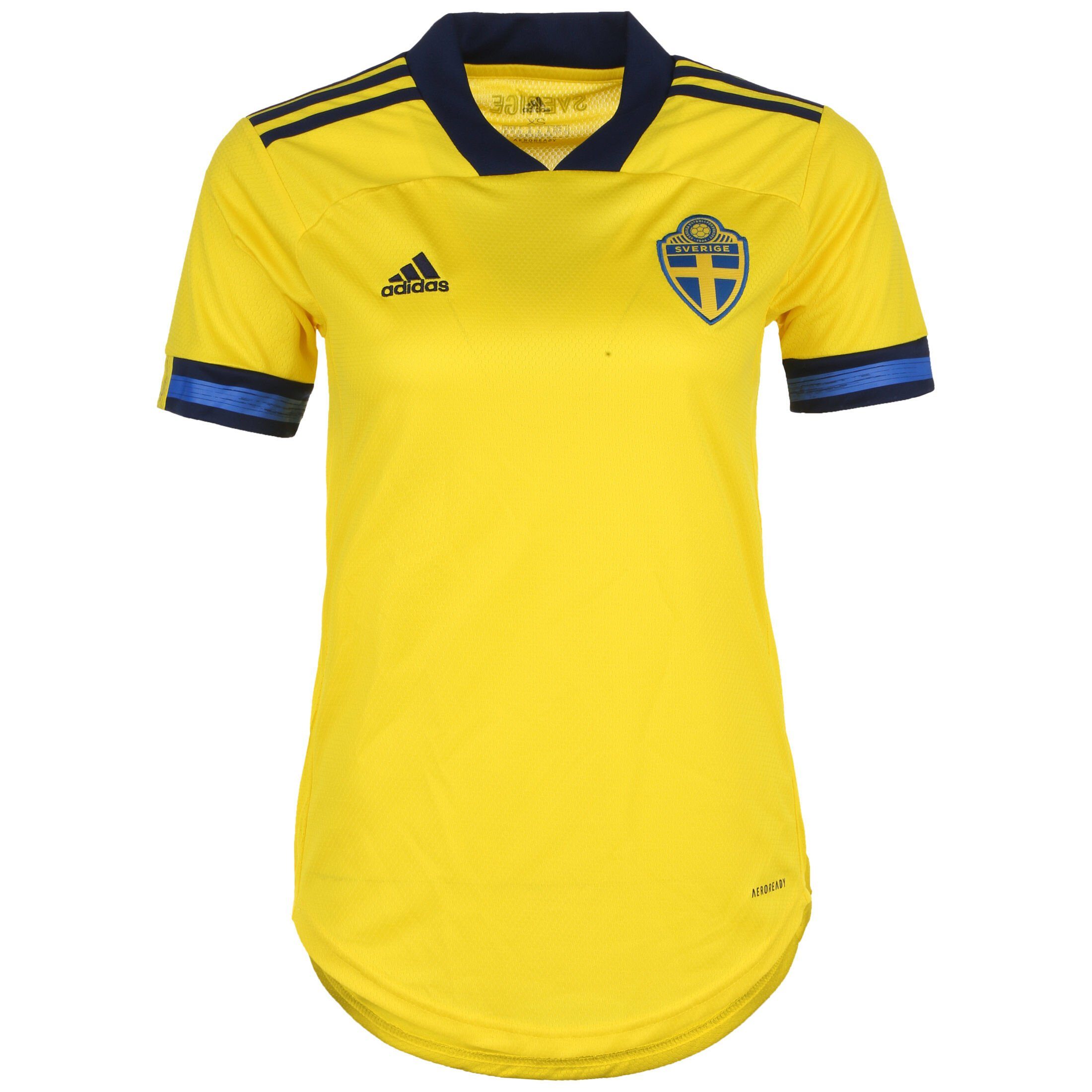 adidas 2020 Home Schweden Performance EM Damen Trikot Fußballtrikot