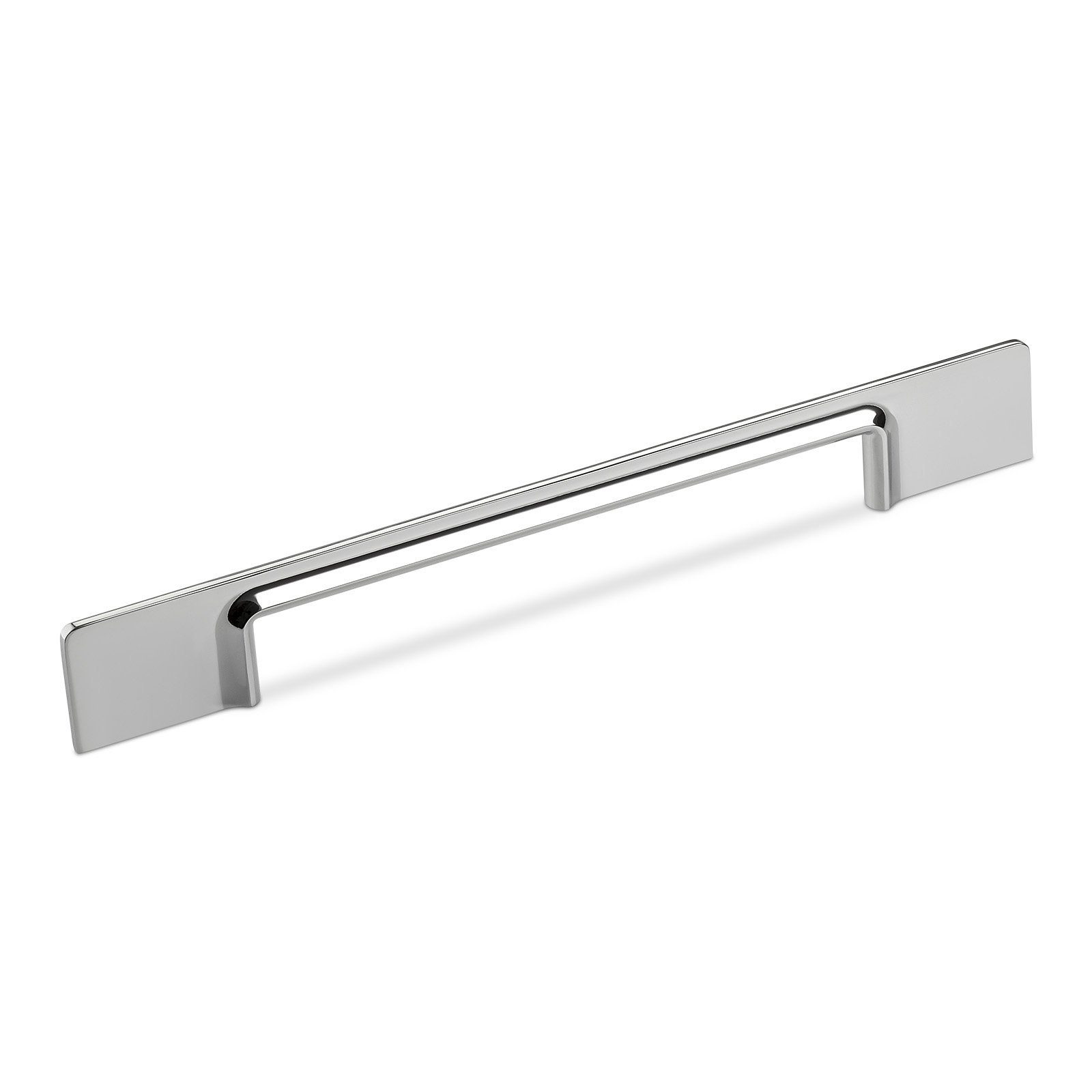 SO-TECH® Möbelgriff Bügelgriff ALVAR, BA 48 - 320 mm, inkl. Schrauben (1-St), BA 160 mm Chrom poliert von SCHÜCO ALU COMPETENCE