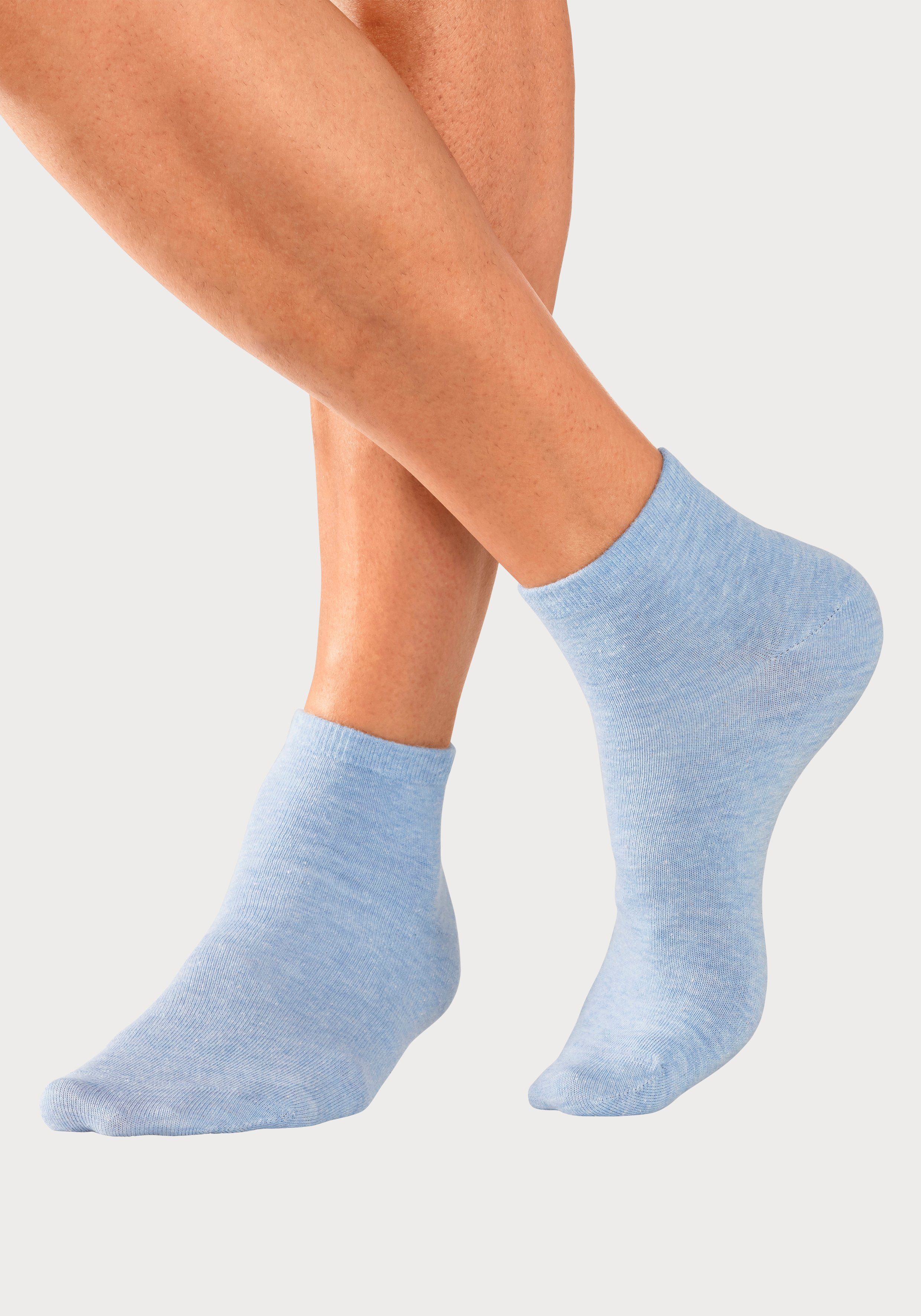 Bench. Kurzsocken Herren Sportsocken, Laufsocken Atmungsaktive Baumwolle (Packung, 6-Paar, Quarter Socks Gr. 35-38 bis 43-46) mit eingestricktem Markenlogo im B – Bild 5 von 5