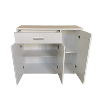 HTI-Line Kommode Kommode Nina mit einer Schublade (Stück, 1 St., 1x Kommode Nina), Anrichte Sideboard Schrank