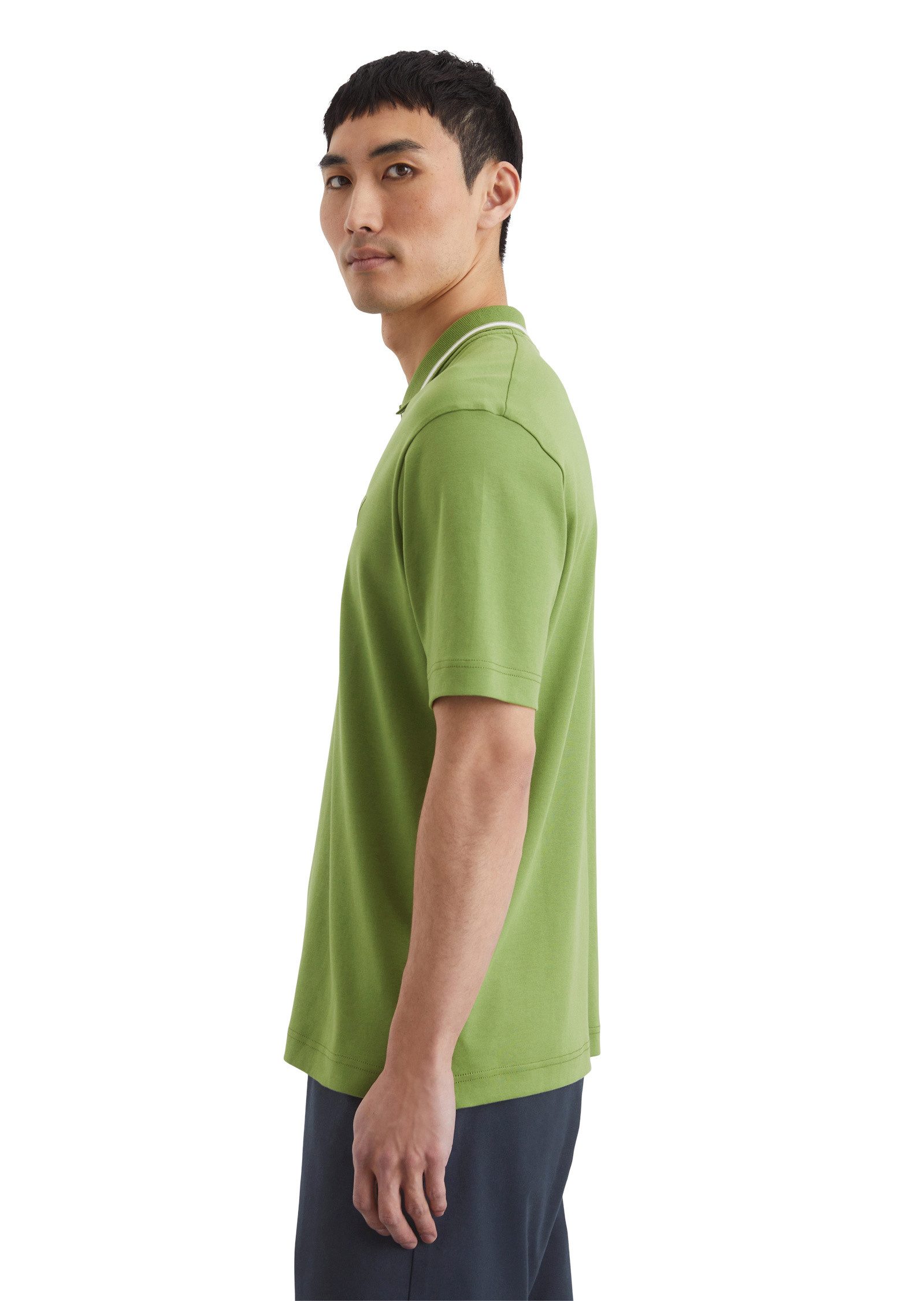 Marc O'Polo Poloshirt aus reiner Bio-Baumwolle günstig online kaufen