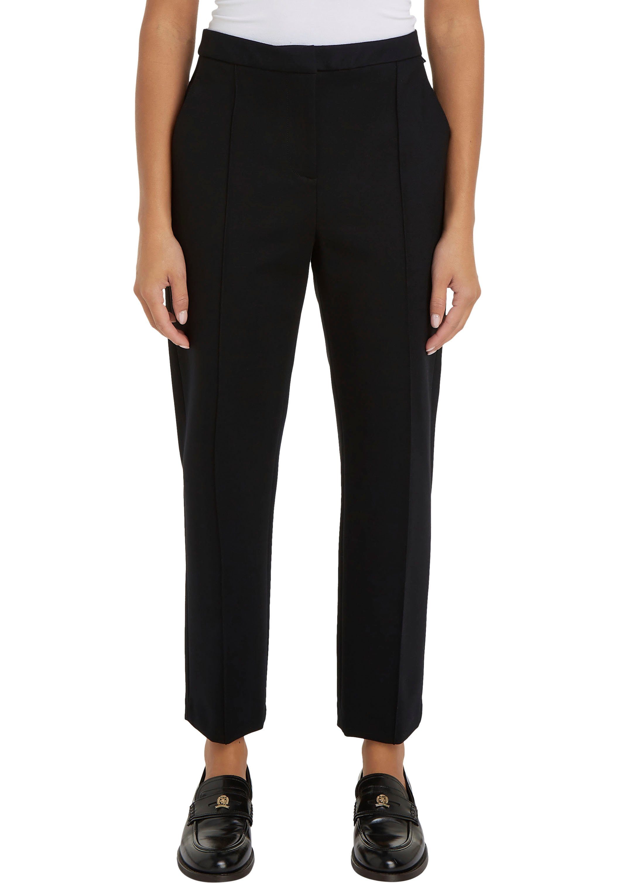 Tommy Hilfiger Webhose ELEVATED SLIM STRAIGHT KNIT PANT mit Tommy Hilfiger günstig online kaufen