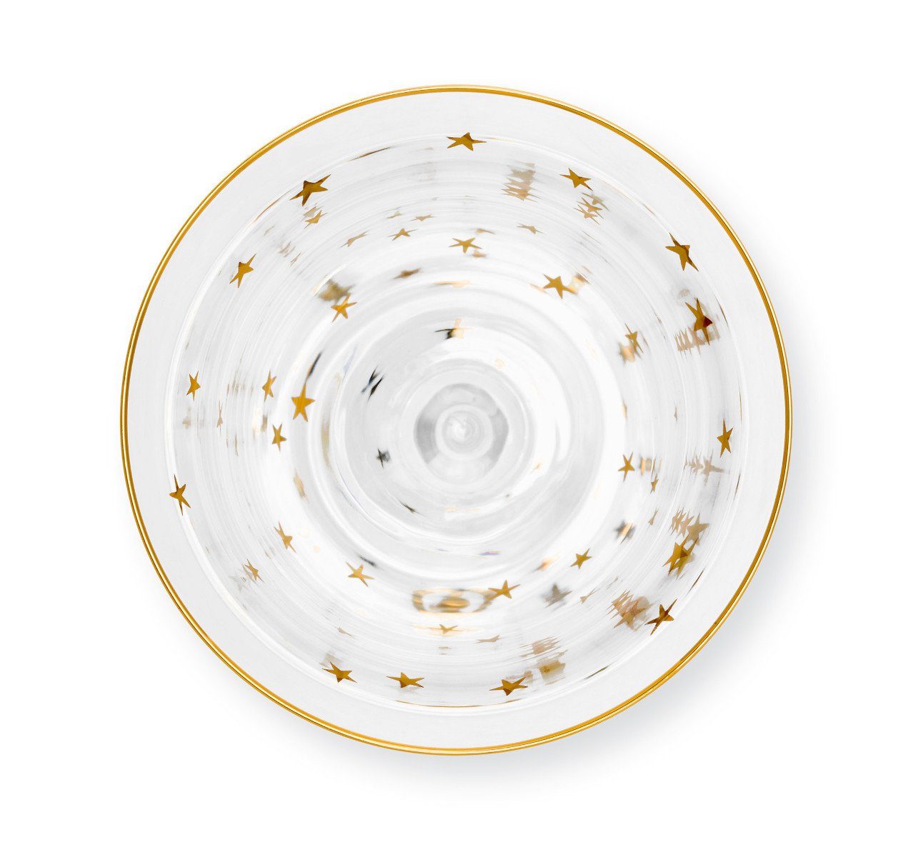 PiP Studio Weinglas Stars Weinglas gold 0,36l, Glas, Wine Glass Stars Gold 360ml