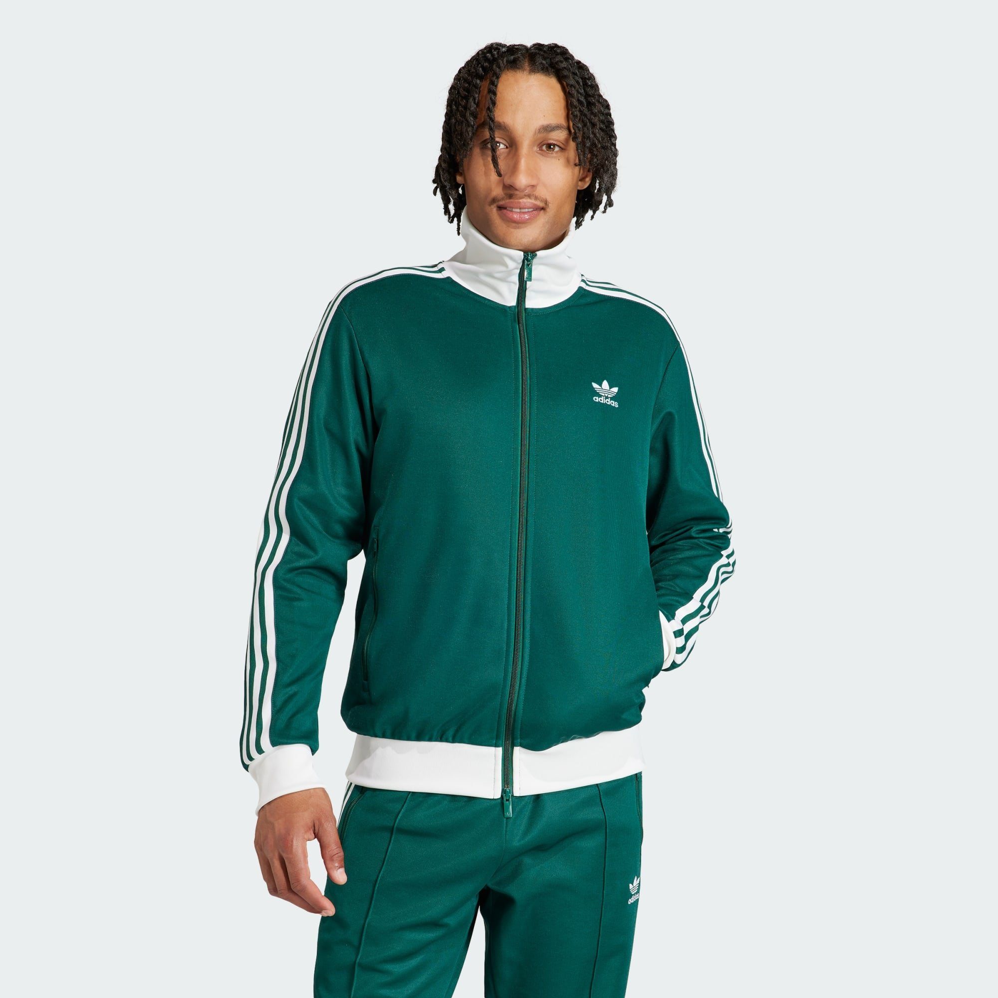 adidas Originals Trainingsjacke ORIGINALS JACKE Green CLASSICS BECKENBAUER Collegiate ADICOLOR