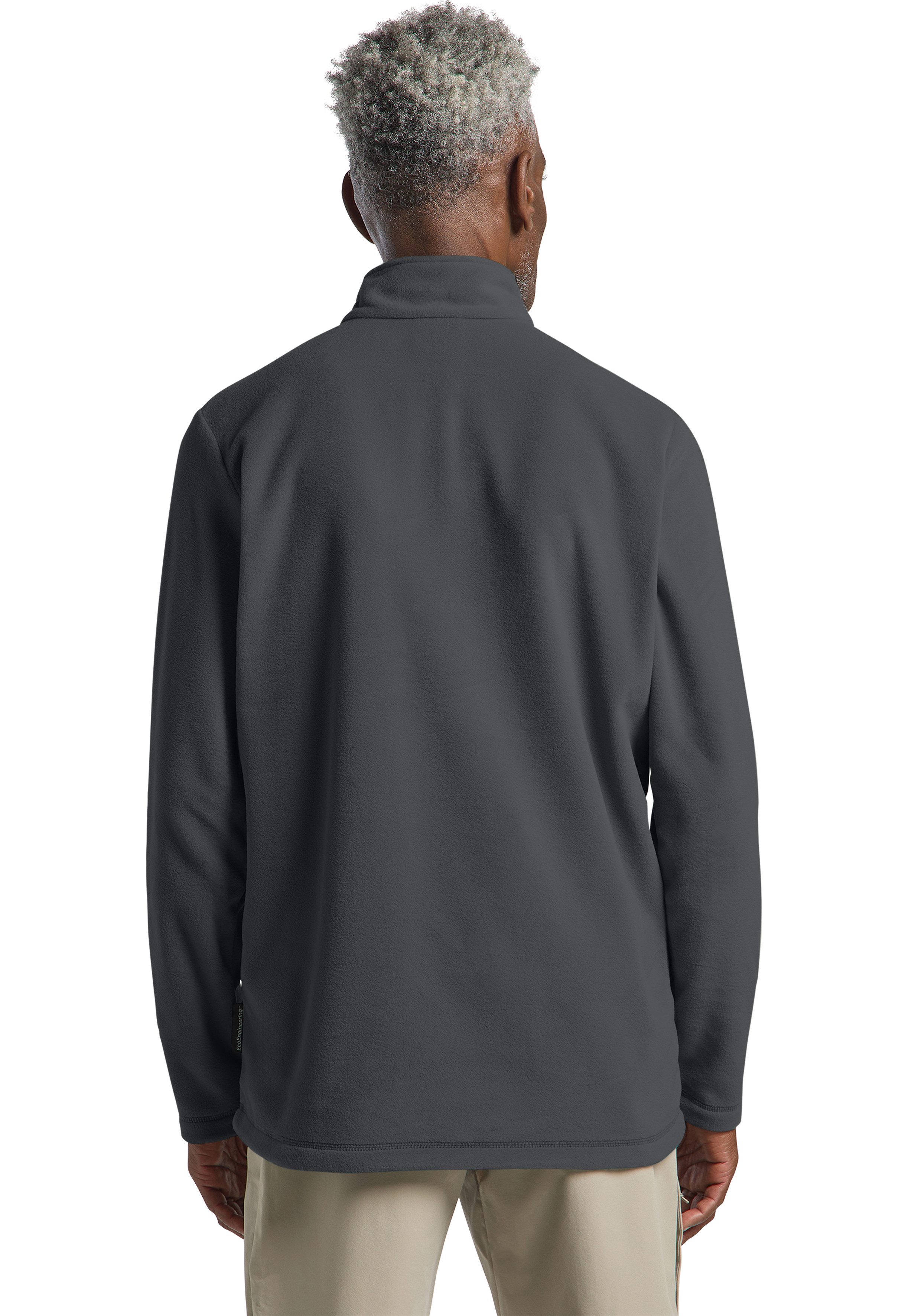 Jack Wolfskin Fleecepullover TAUNUS HZ M hoher Stehkragen, mit halbem Reißverschluss, hüftbedeckende Länge – Bild 2 von 5