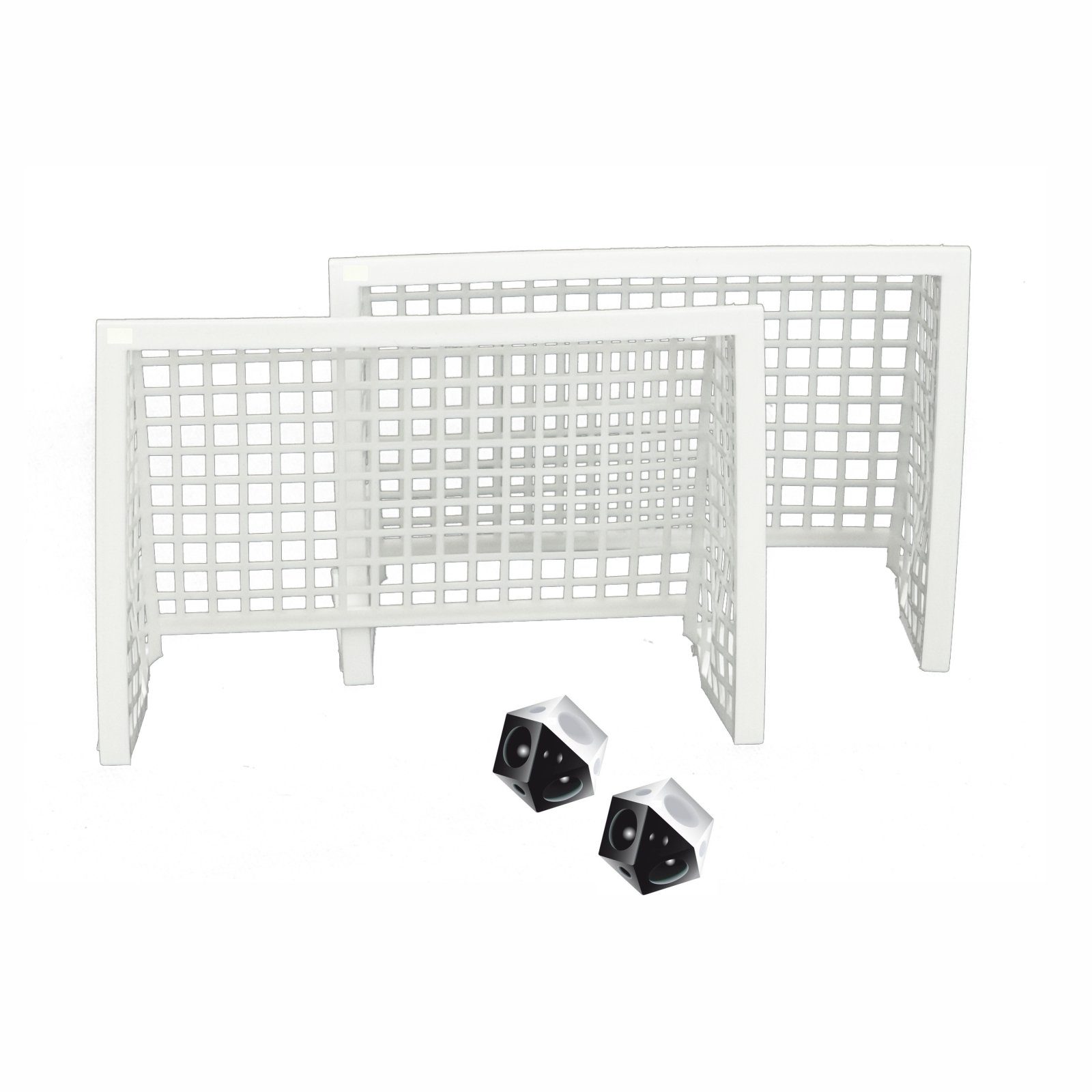 Tipp-Kick Tischfußballspiel Ersatztore Plastik 2 Stück Tor Set zwei Plastiktore, 2 x Ball