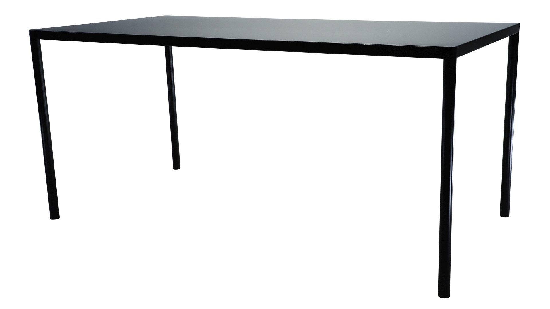 jankurtz Esstisch Live aus Metall, Schwarz, 160 cm, Geeignet für 4-6 Personen