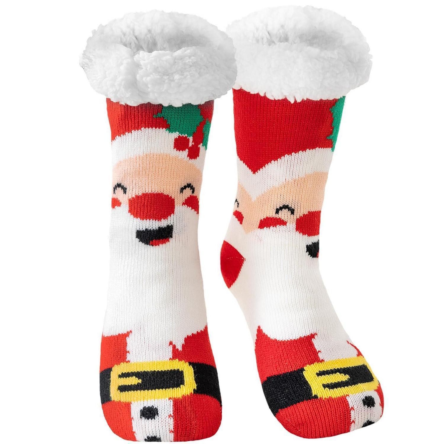 LuxusKollektion Kuschelsocken Kuschelsocken Herren Damen 38-45 Rot