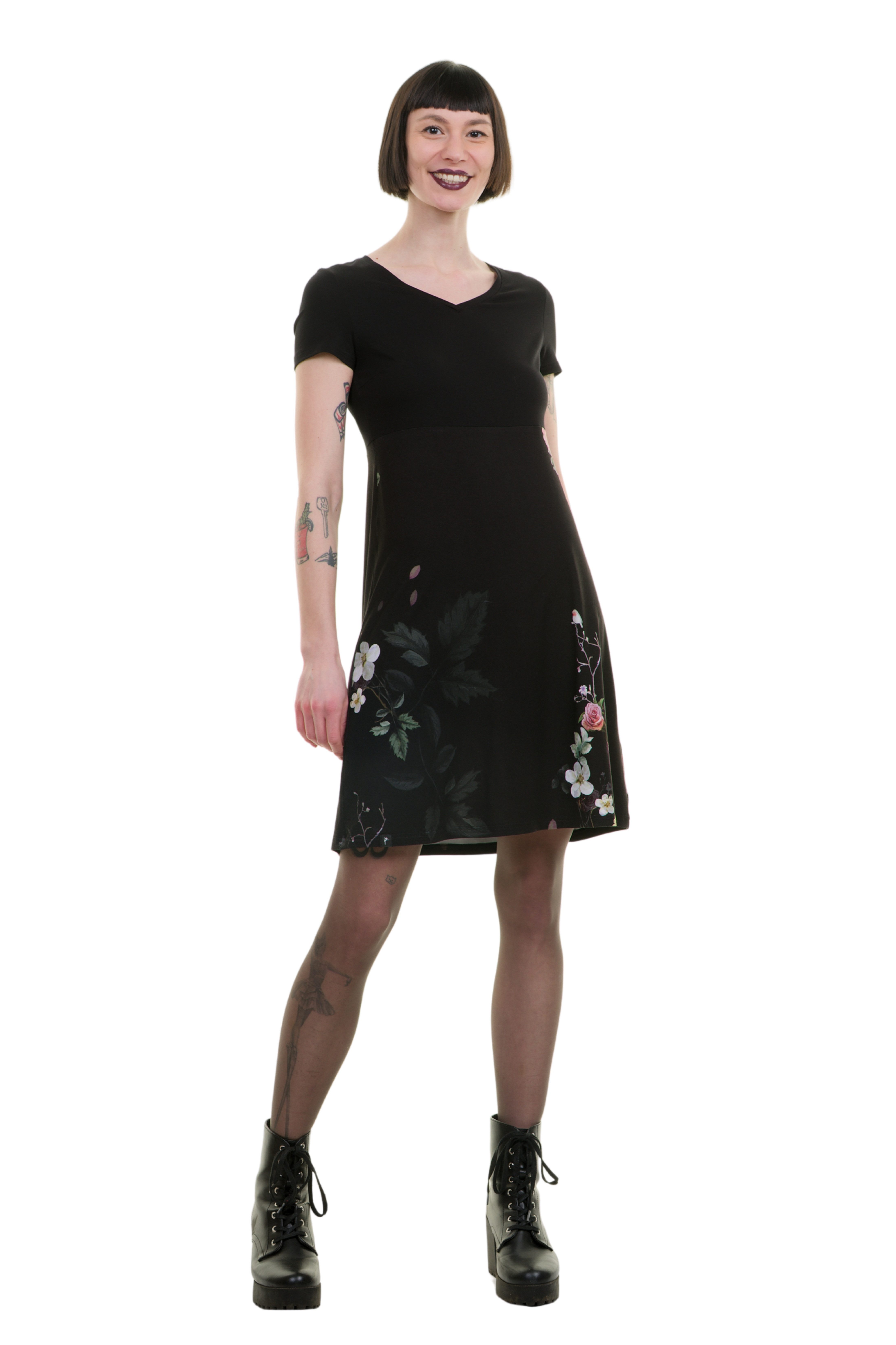 3Elfen A-Linien-Kleid Lillie Kleid kurzarm A günstig online kaufen