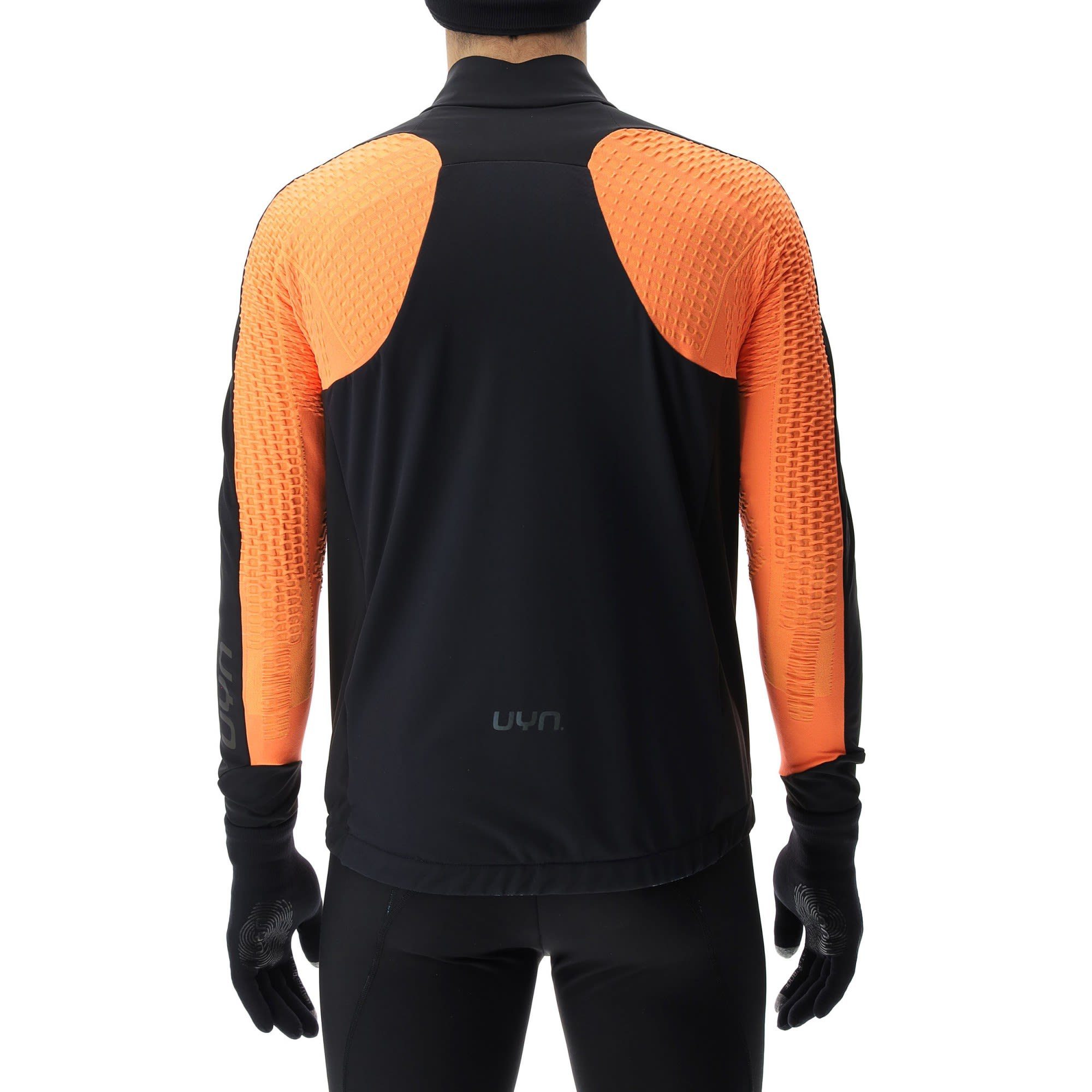 Fluo Orange Anorak Coreshell Country Turquoise - Black Jacket Herren M UYN Cross Skiing Uyn -