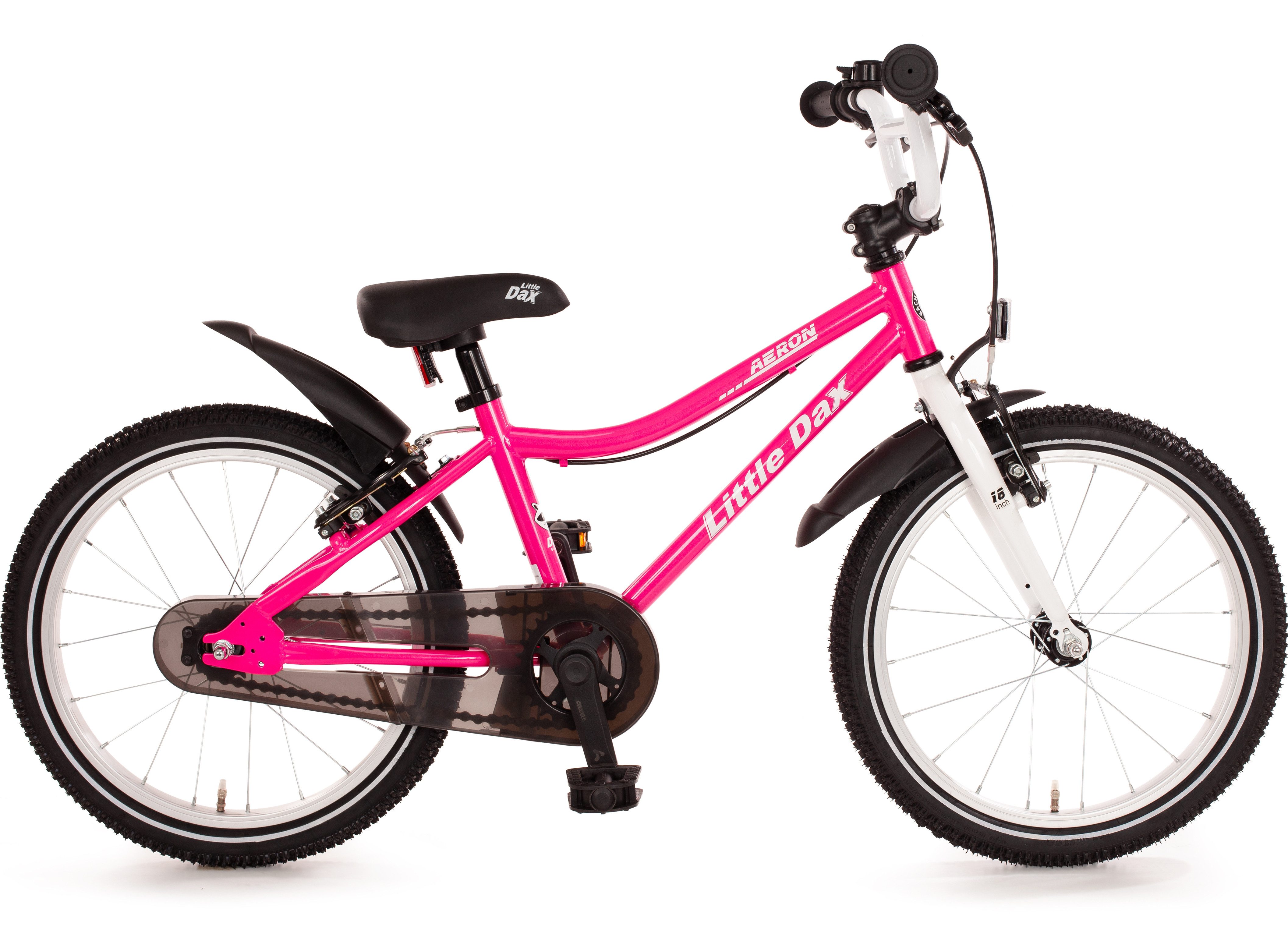 Bachtenkirch Kinderfahrrad 18 Zoll Pink Mädchen Fahrrad ab 4 Jahre, Schrittlänge des Kindes ab 48 cm, Einstellbare Sattelhöhe 52 bis 60 cm