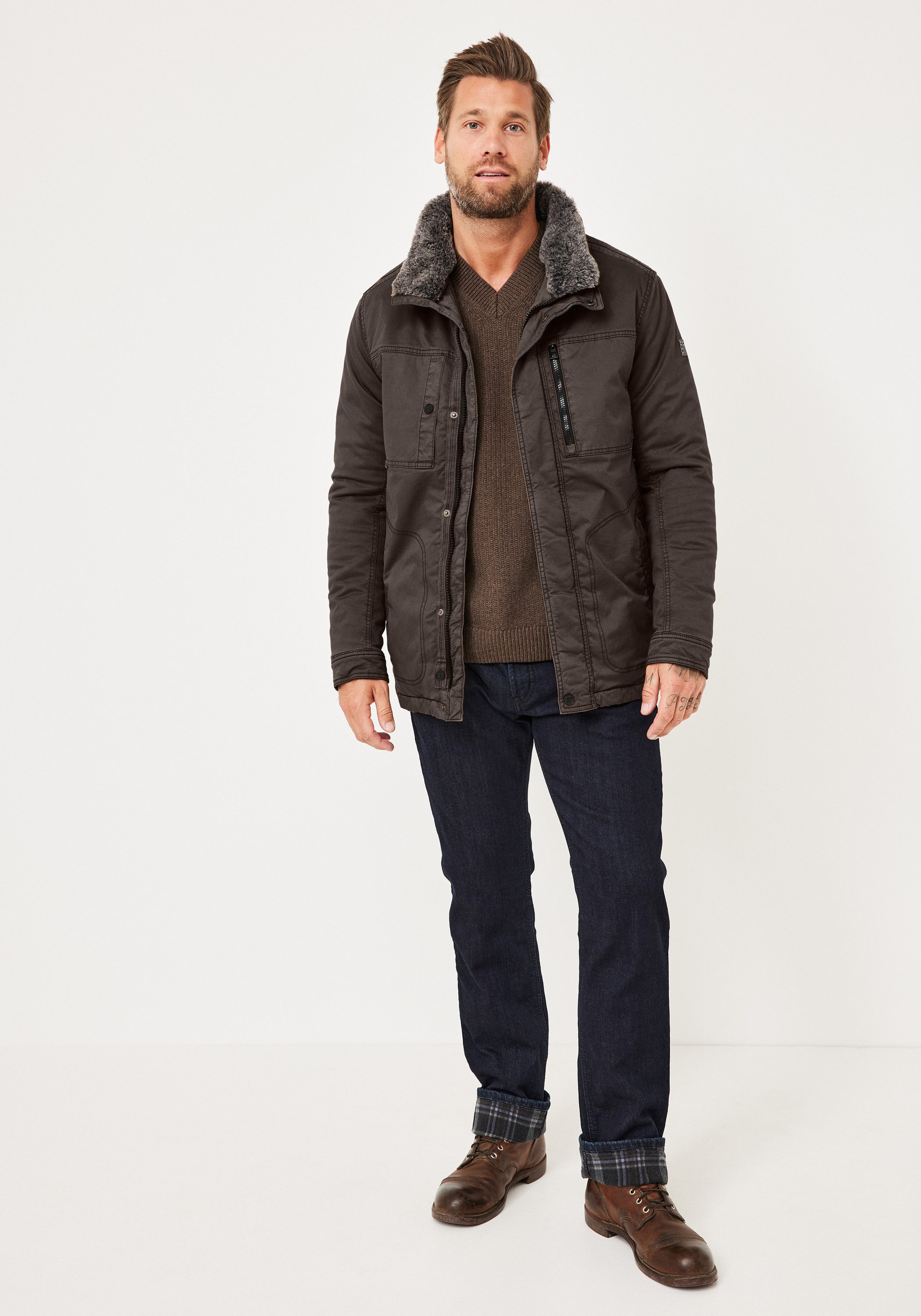 Redpoint Winterjacke KEV Winterjacke aus Baumwolle mit Stretch günstig online kaufen
