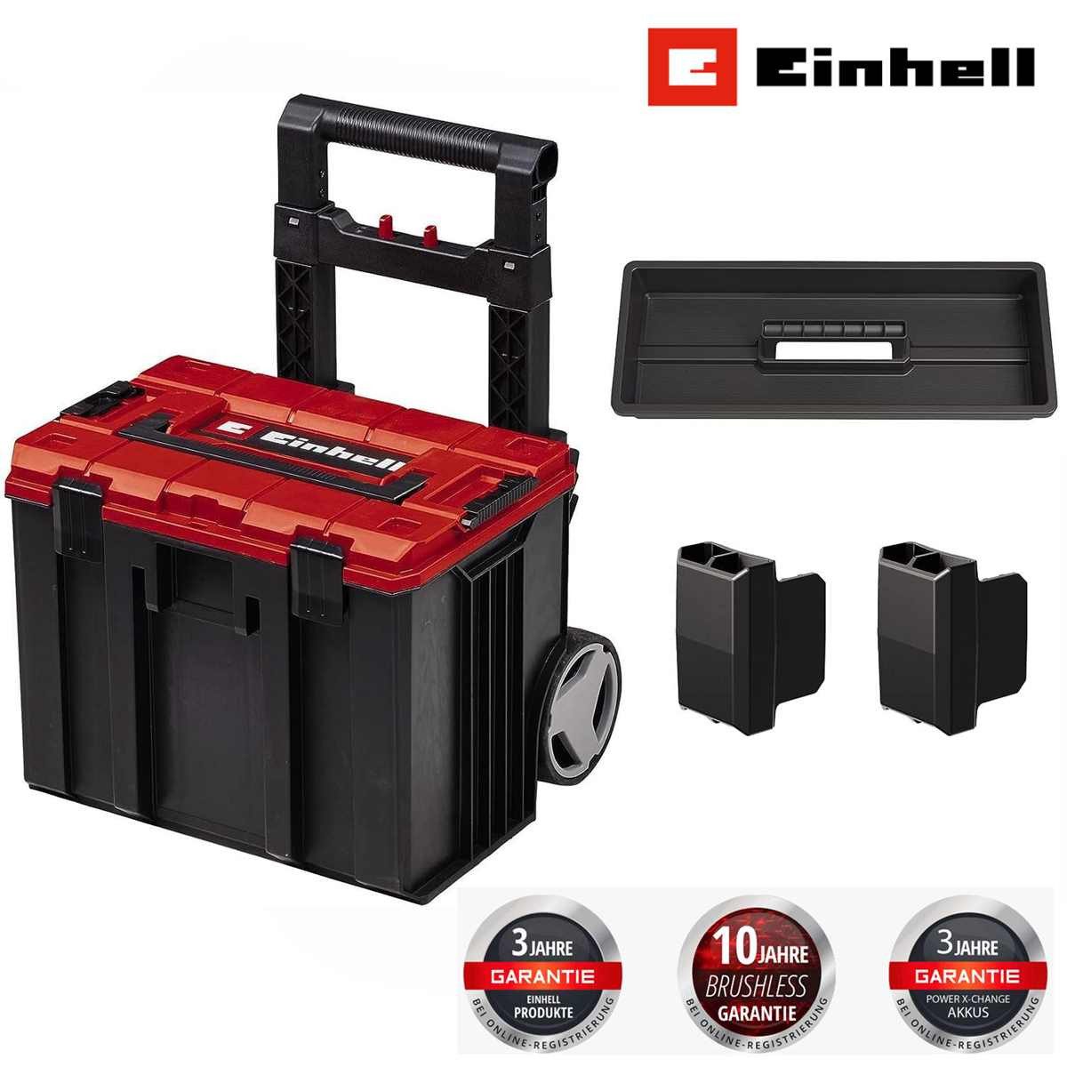 Einhell Werkzeugkoffer E-Case L Systemkoffer max. 120 kg, mit Rädern