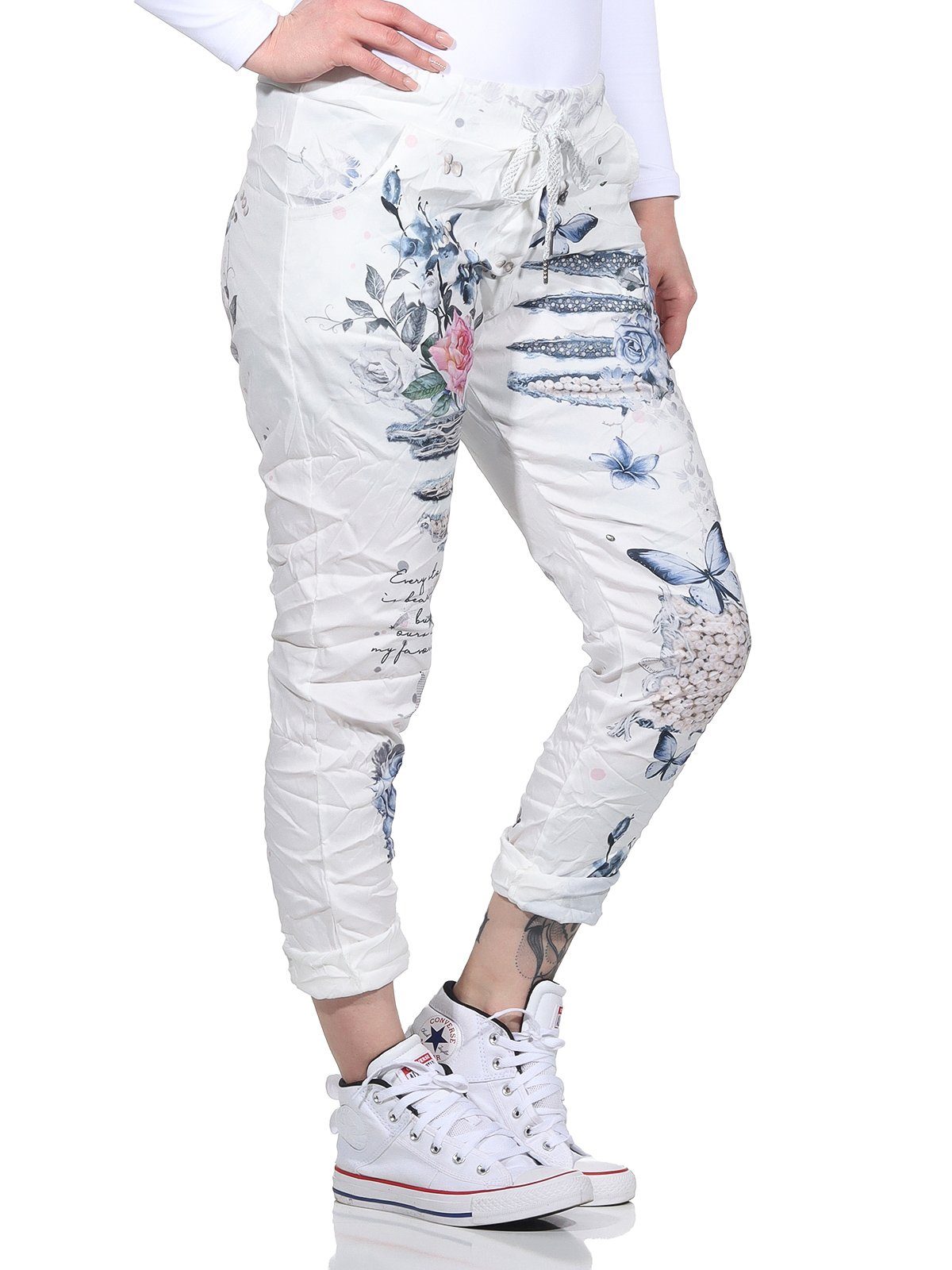 CLEO STYLE Schlupfhose Damen Sweathose 1289 Style 3