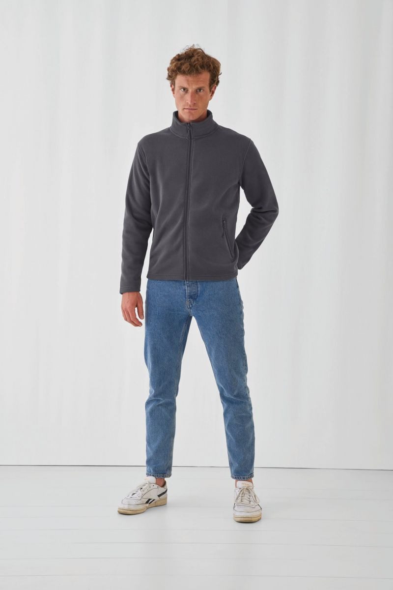 B&C Fleecejacke Herren Microfleece Jacke Duo günstig online kaufen
