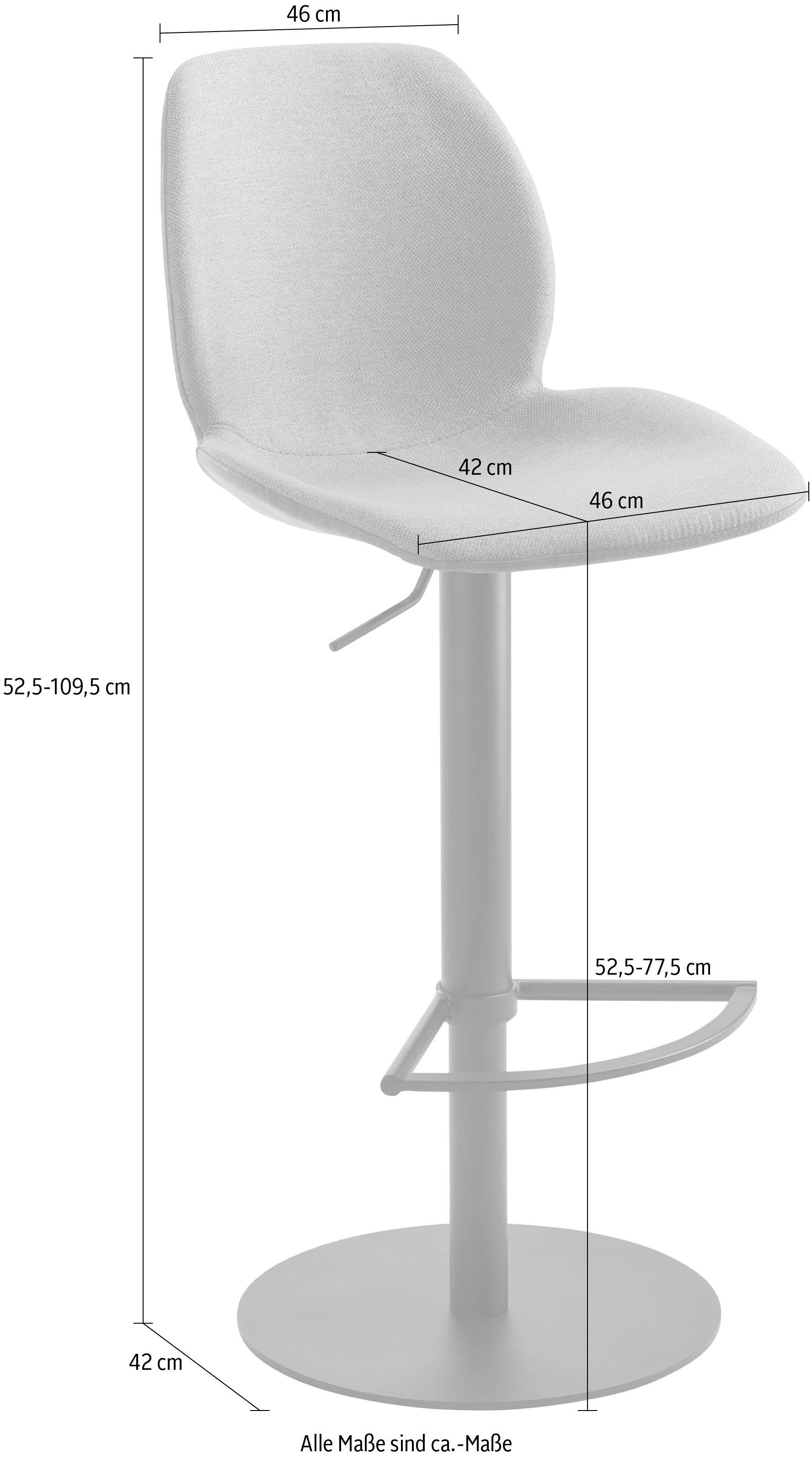 Tresenhocker | myMARCO Sitzmöbel Mayer und Barhocker Lichtgrau/Muschelgrau-meliert Lichtgrau/Muschelgrau-meliert Bar-