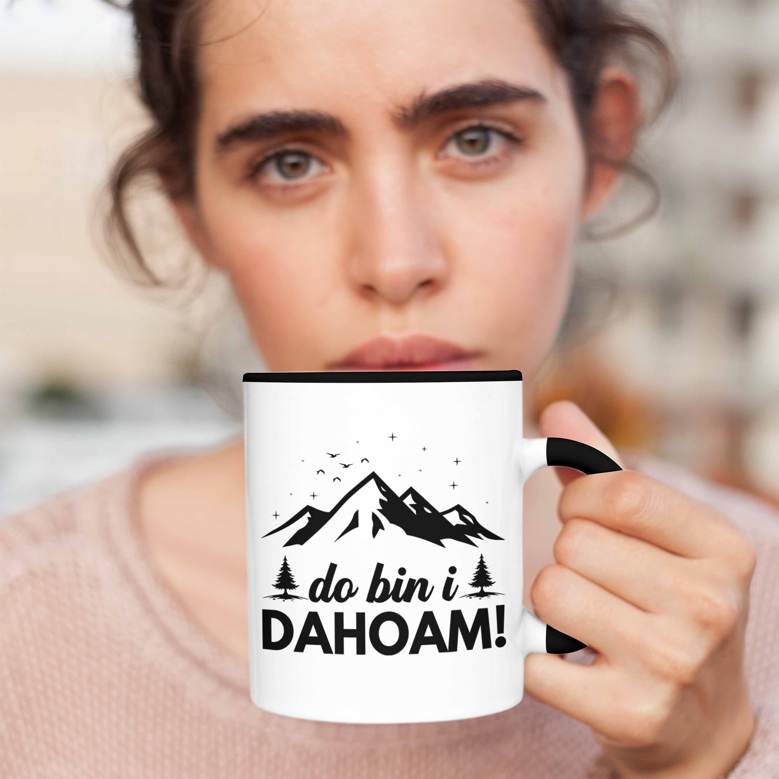 Dahoim Geschenk - Bin Schwarz Trendation Berge Wandern Trendation Wanderer Do I Geschenk Tasse Geschenkidee Tasse