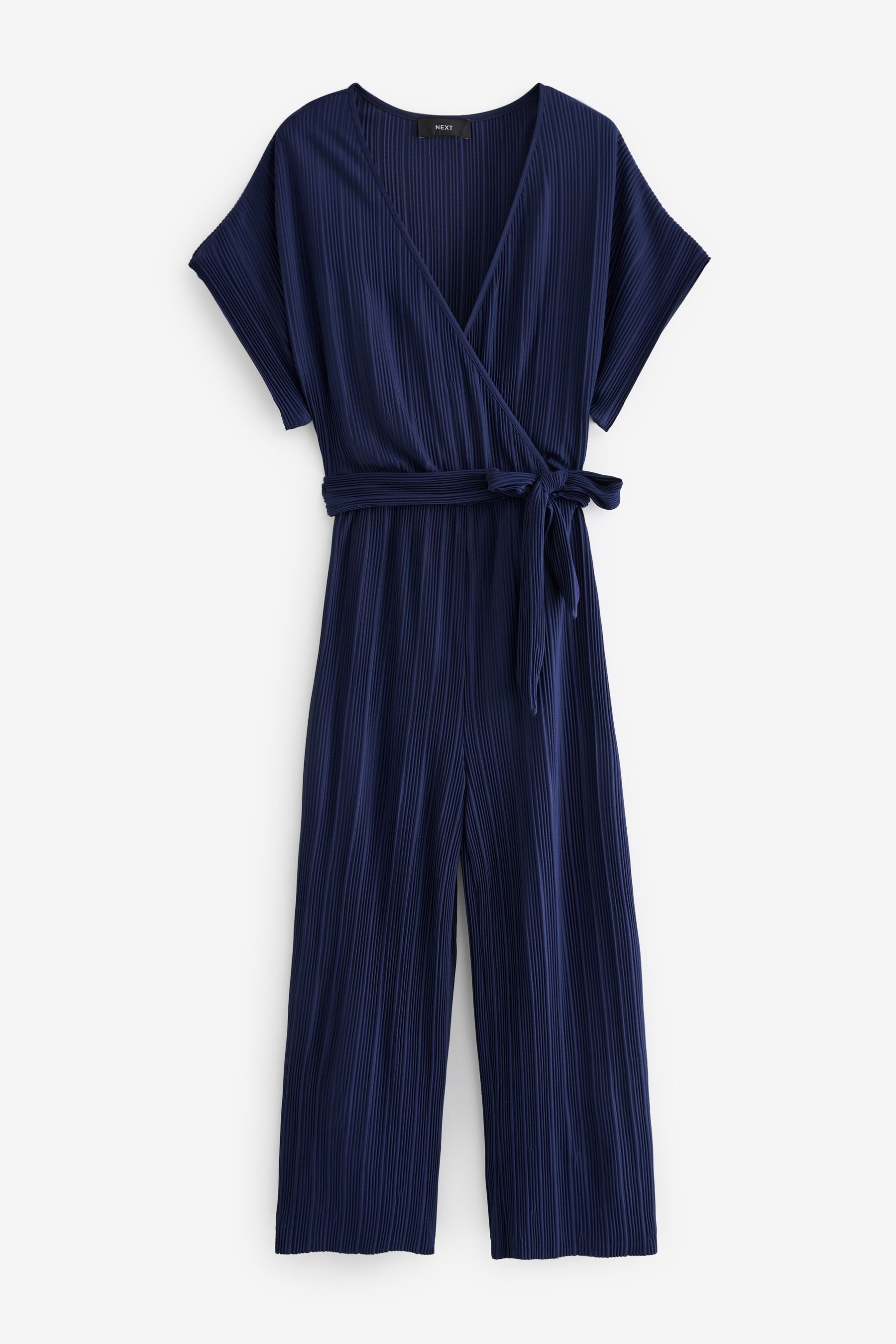 Next Jumpsuit Plissierter Hosenrock-Jumpsuit – Kurzgröße (1-tlg)