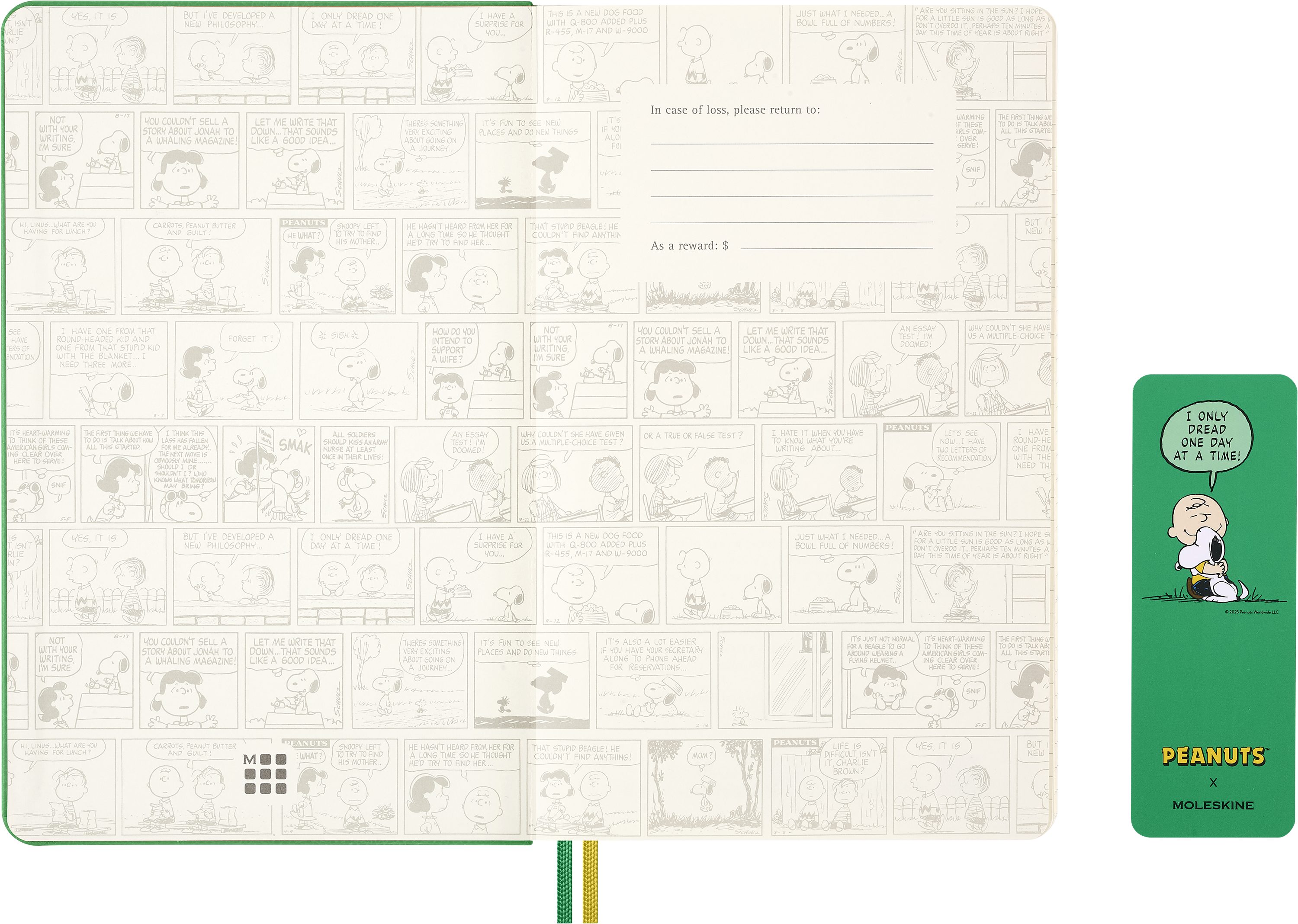 MOLESKINE Buchkalender, MOLESKINE 12 MONATE TAGESKALENDER 2026 - FESTER EINBAND - L/A5 - Grün
