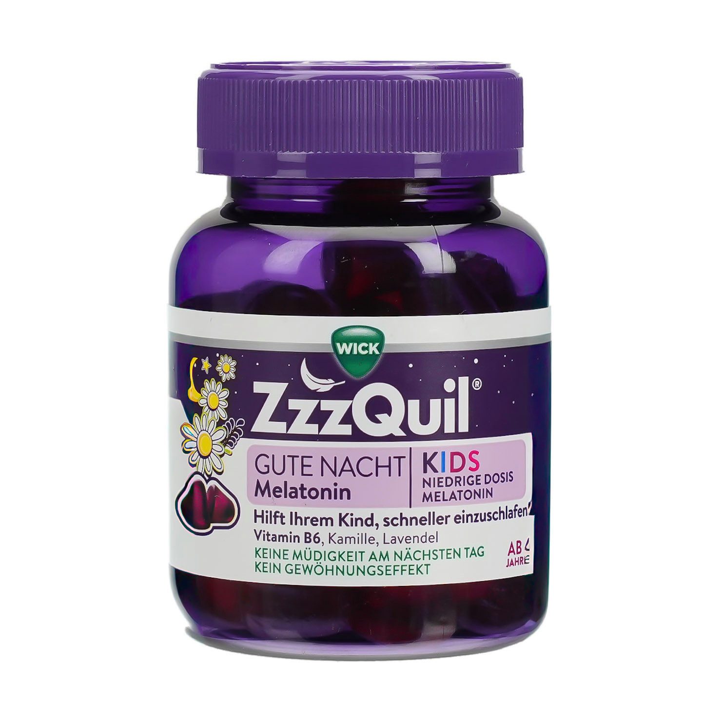 WICK WICK ZzzQuil Gute Nacht Kids Weichgummis