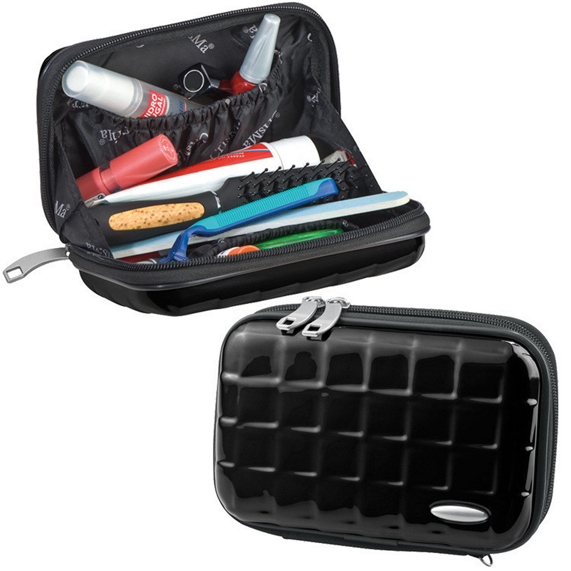 Livepac Office Make-Up Organizer Elegantes Kosmetiketui / Farbe: schwarz